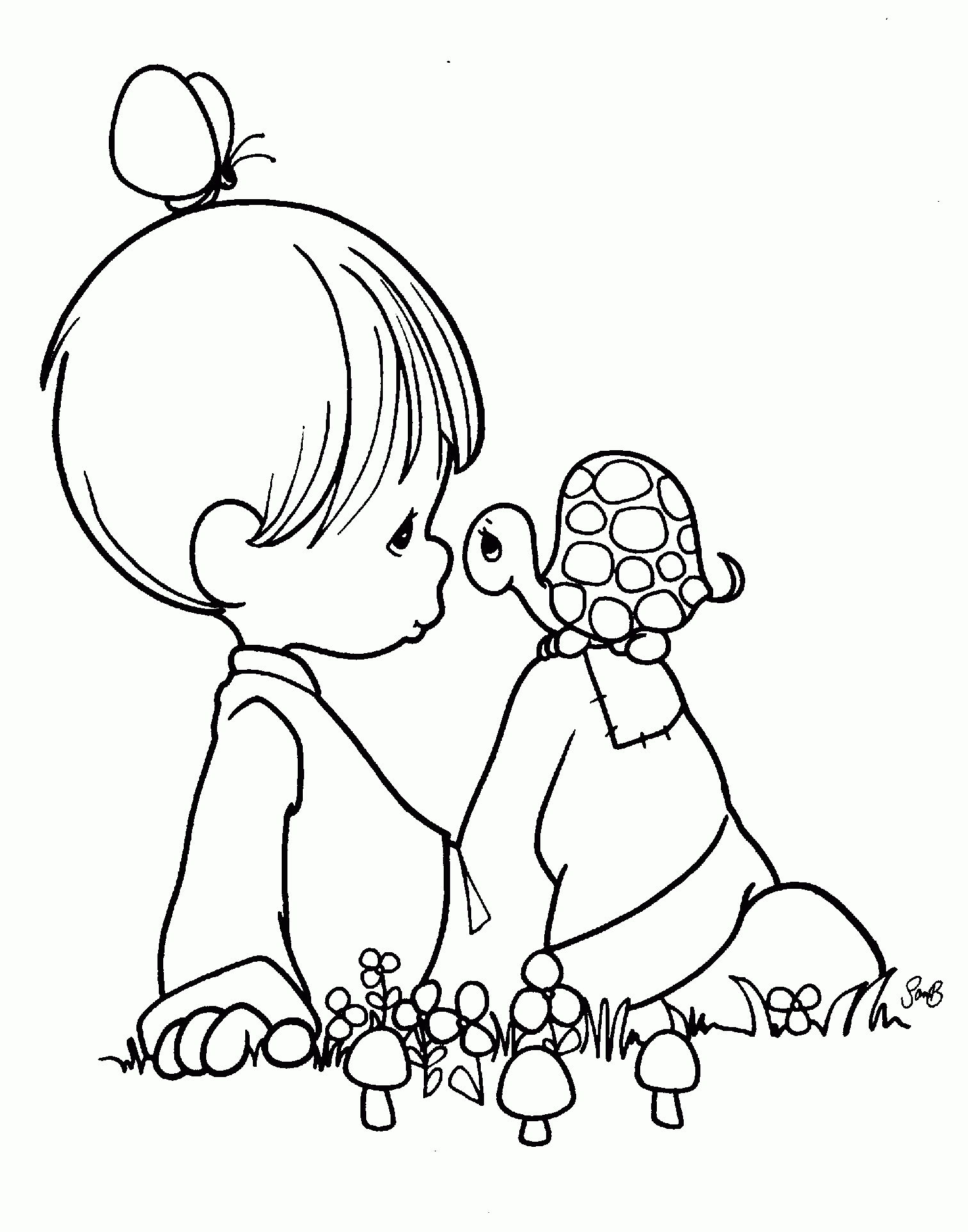 Child Coloring Pages Printable