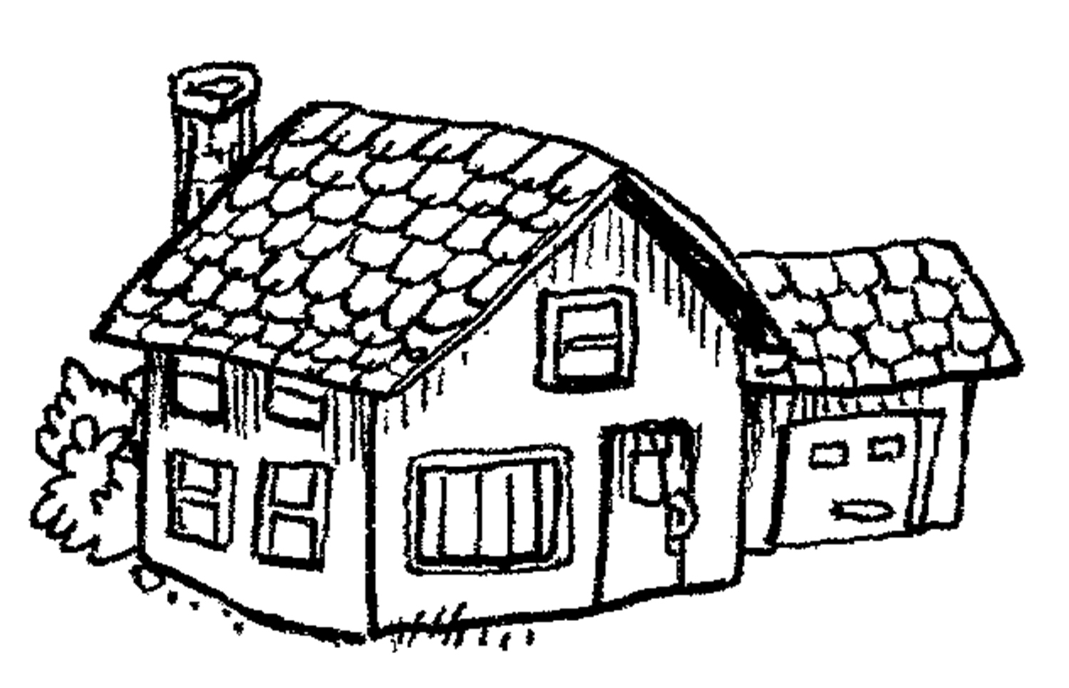 House Coloring Page Printable