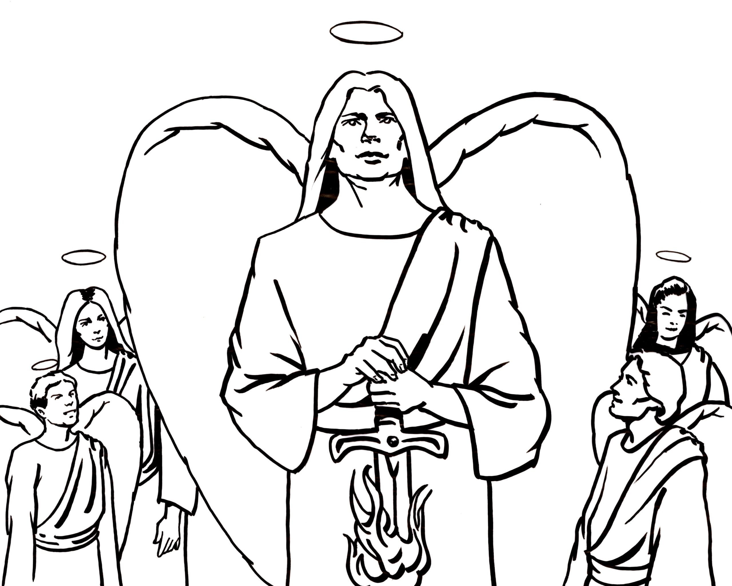 Printable Coloring Pages Of Heaven