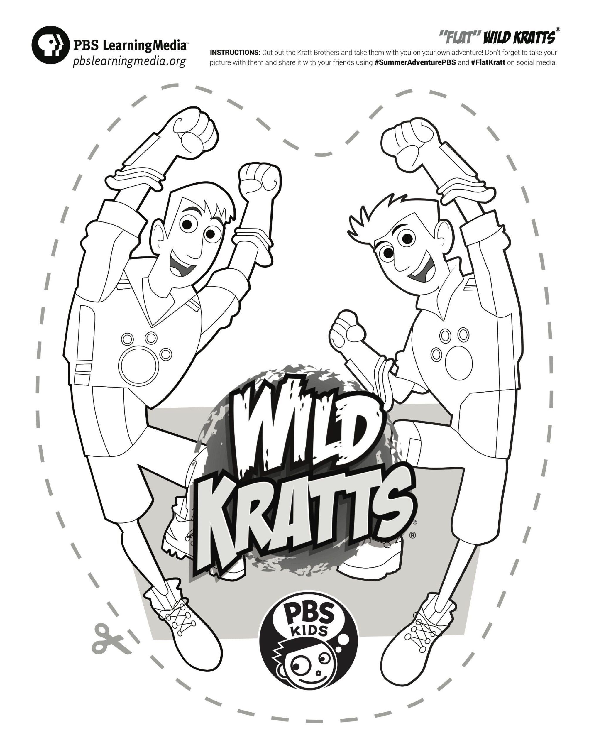 Printable Colouring Pages Wild Kratts Kathleen Brown S Toddler Worksheets