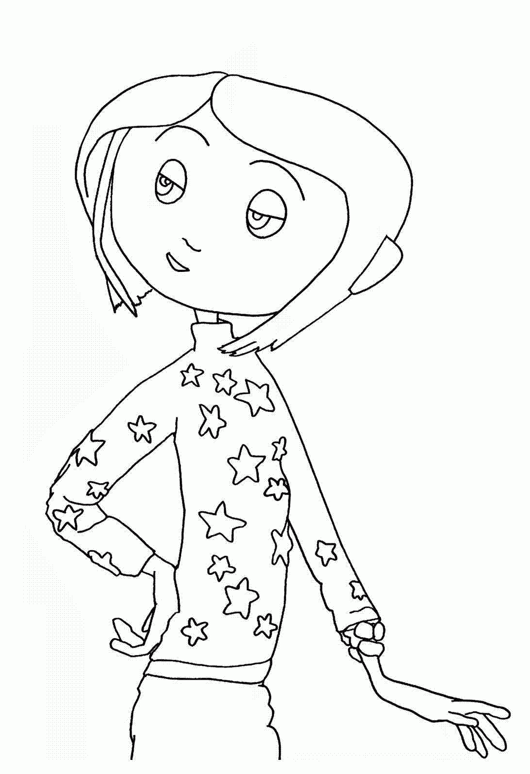 Printable Coraline Coloring Pages