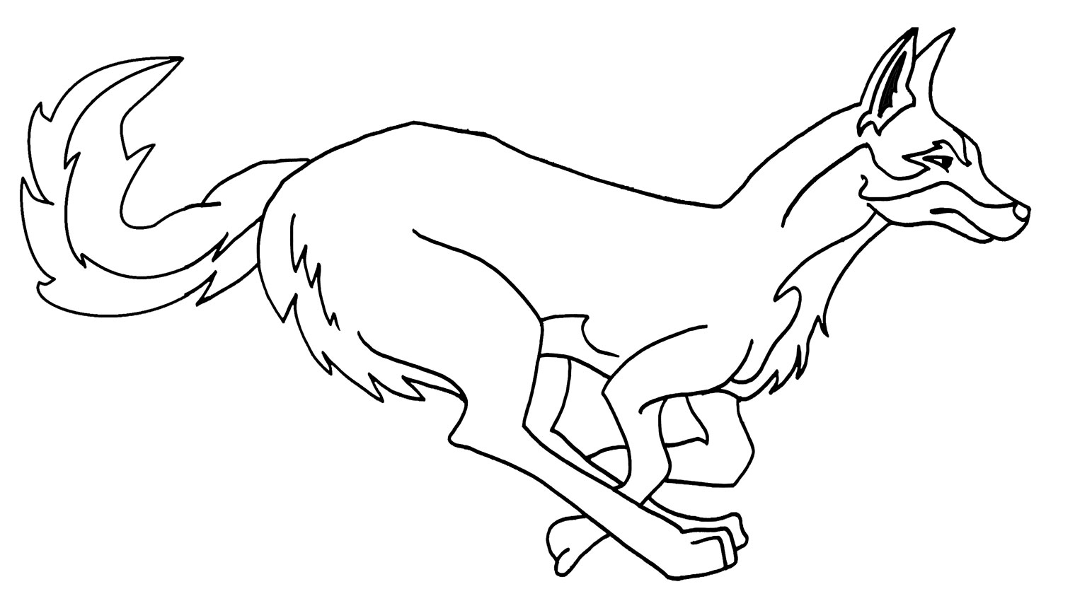Coyote Coloring Page Printable