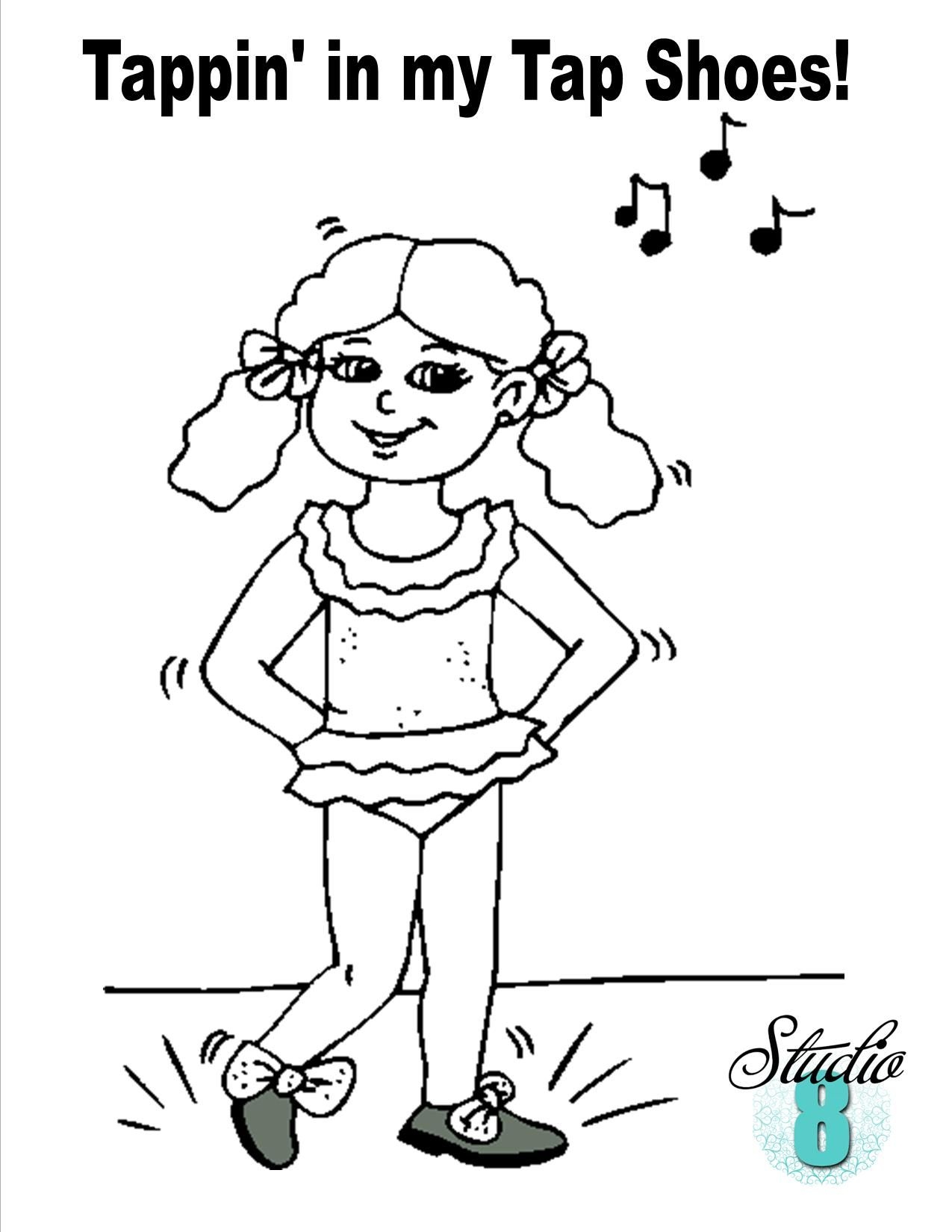 Printable Dance Coloring Pages