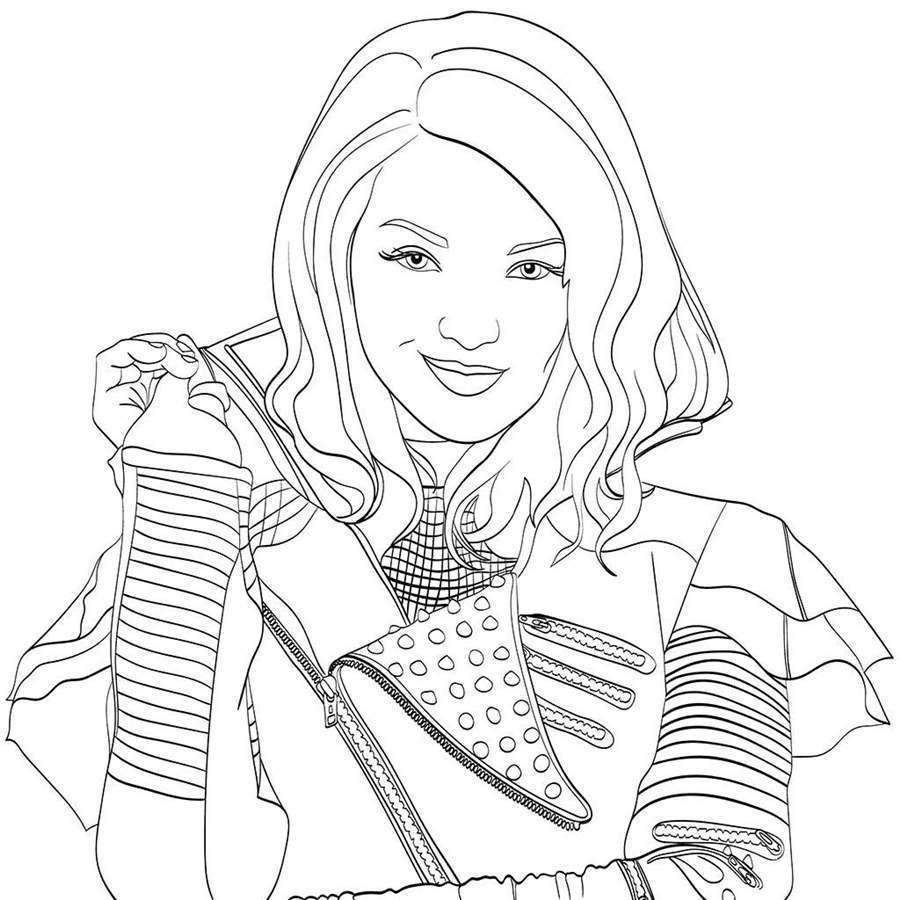 Free Printable Descendants3 Coloring Pages