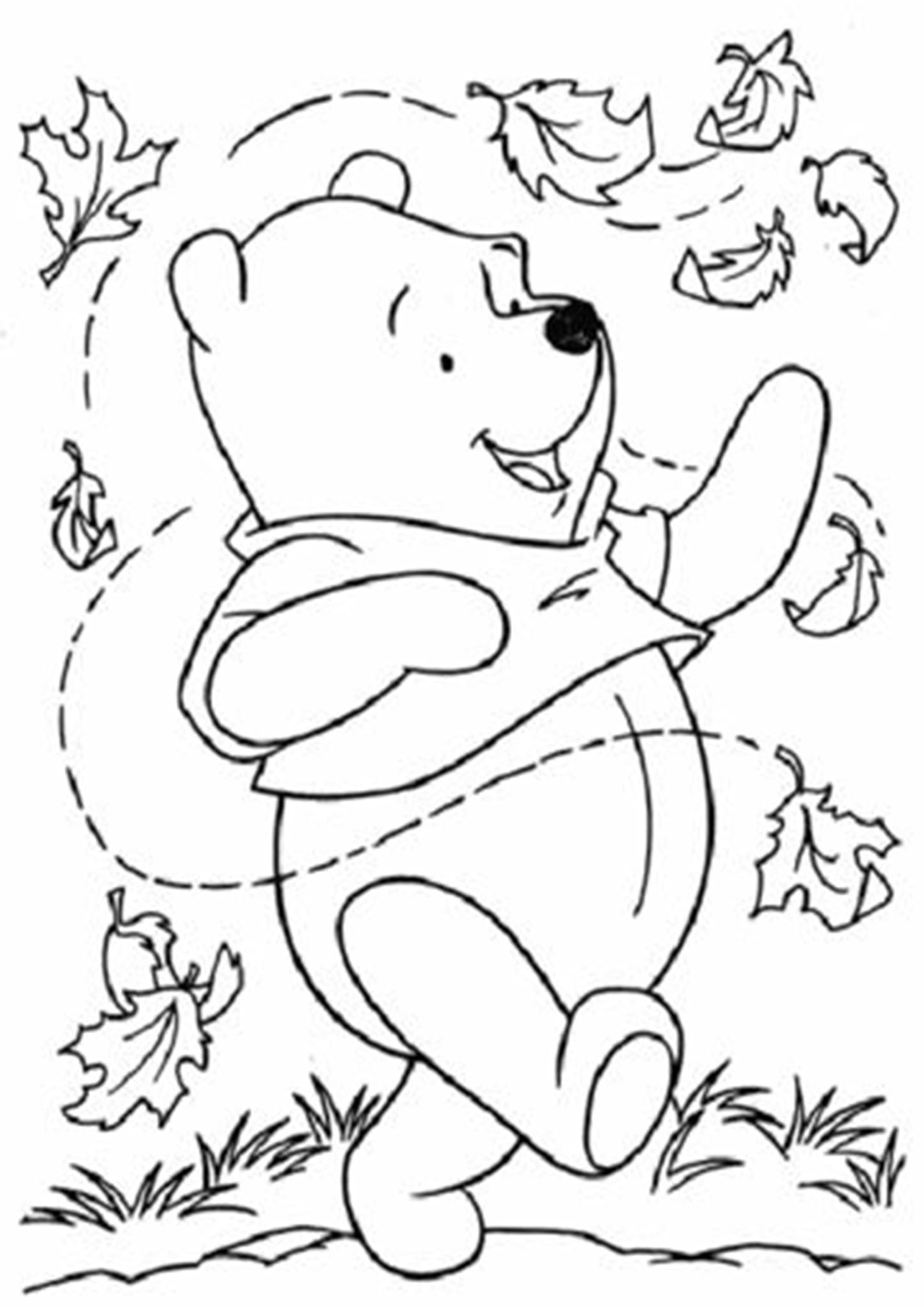 Printable Disney Fall Coloring Pages Printable Templates