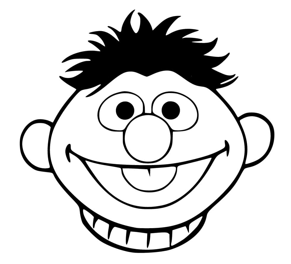 Printable Coloring Page Of Ernie