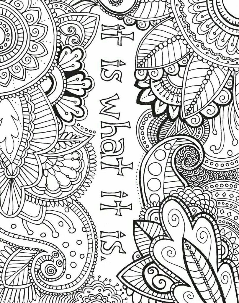 Printable Gel Pen Coloring Pages