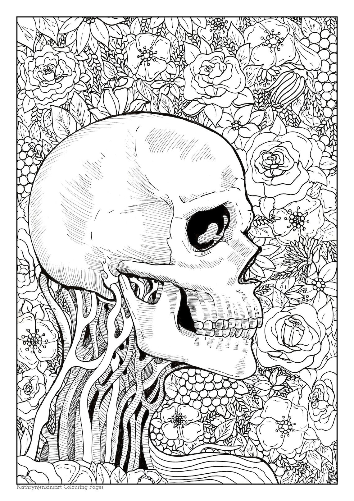 Printable Gothic Coloring Pages