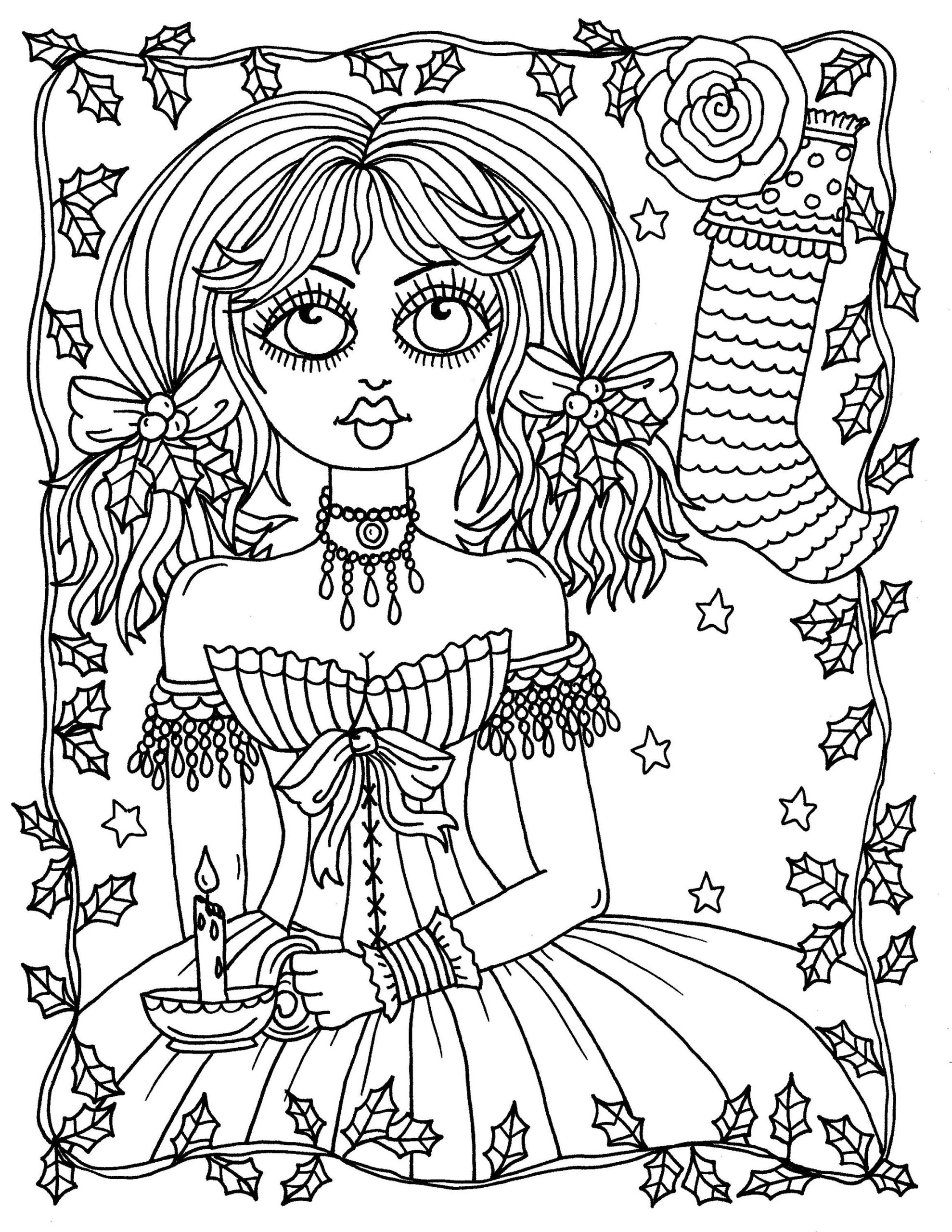 Printable Gothic Coloring Pages