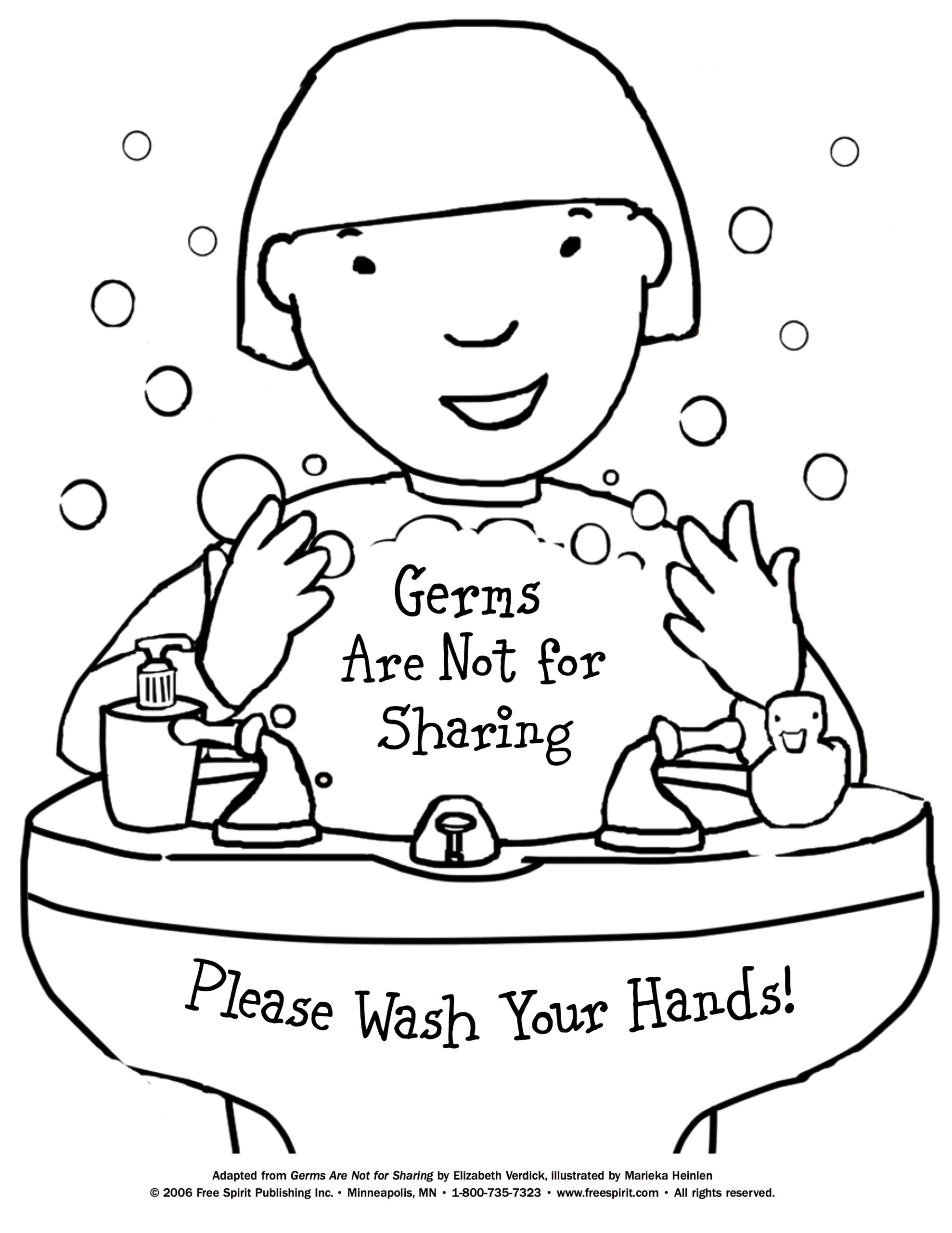 Printable Hand Washing Coloring Pages At GetColorings Free Printable Colorings Pages To