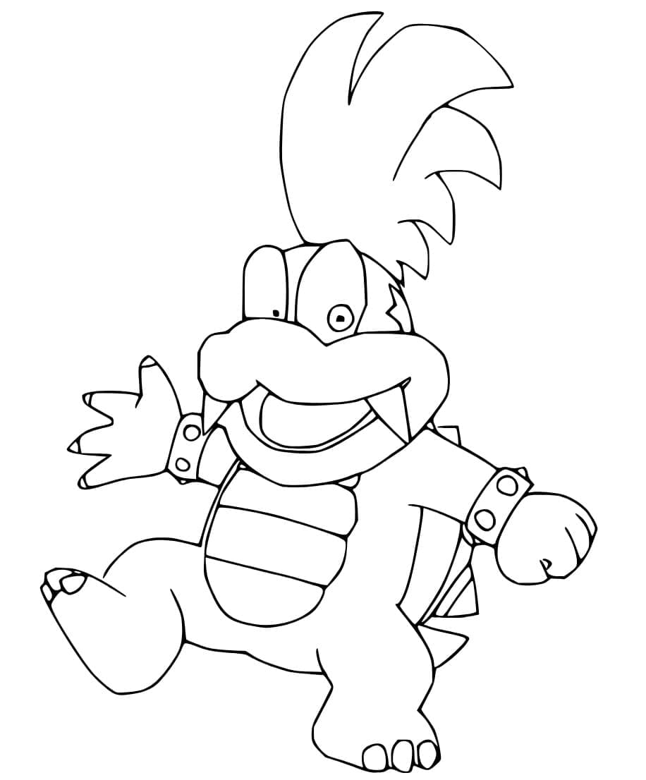Lariy Koopa Coloring Pages Printable