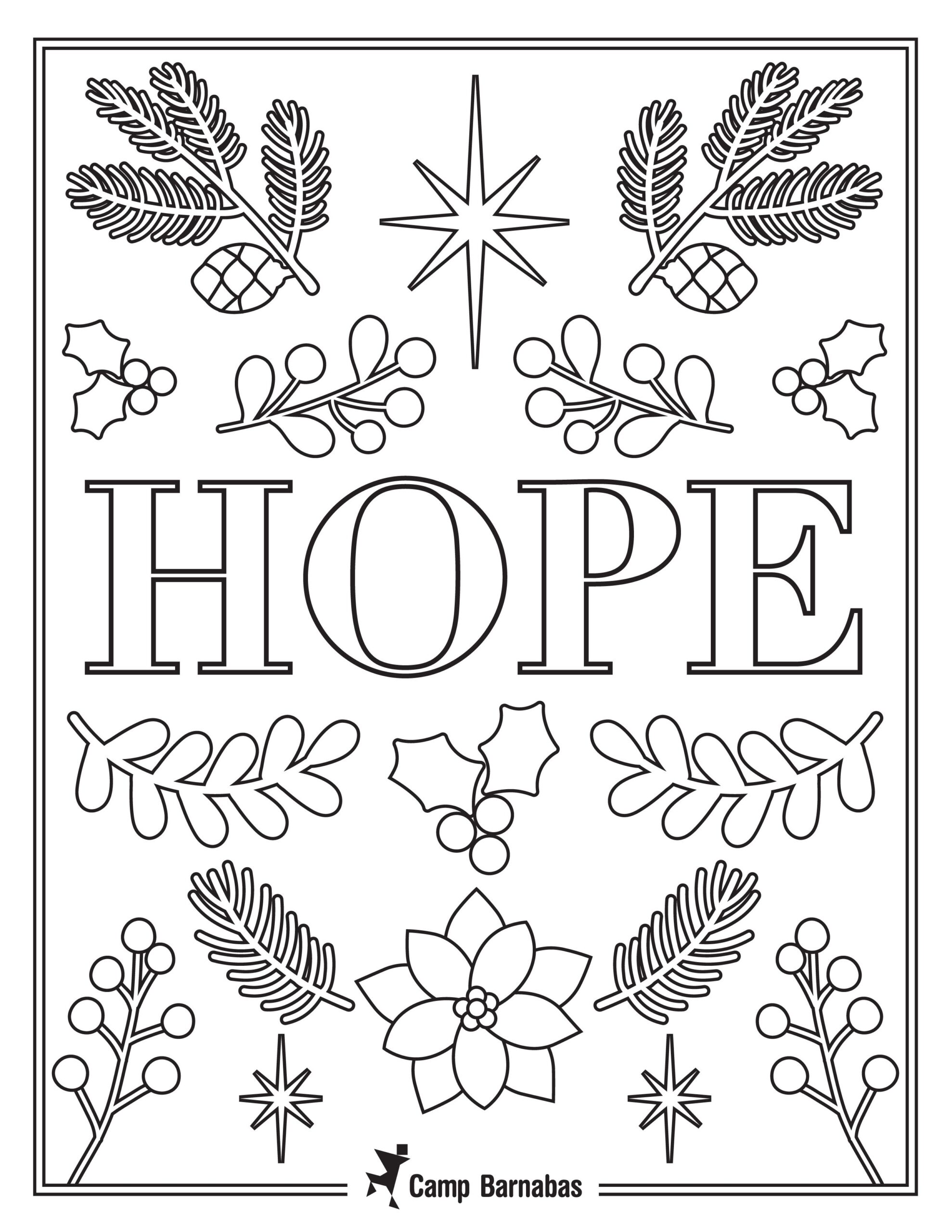 Printable Hope Coloring Pages