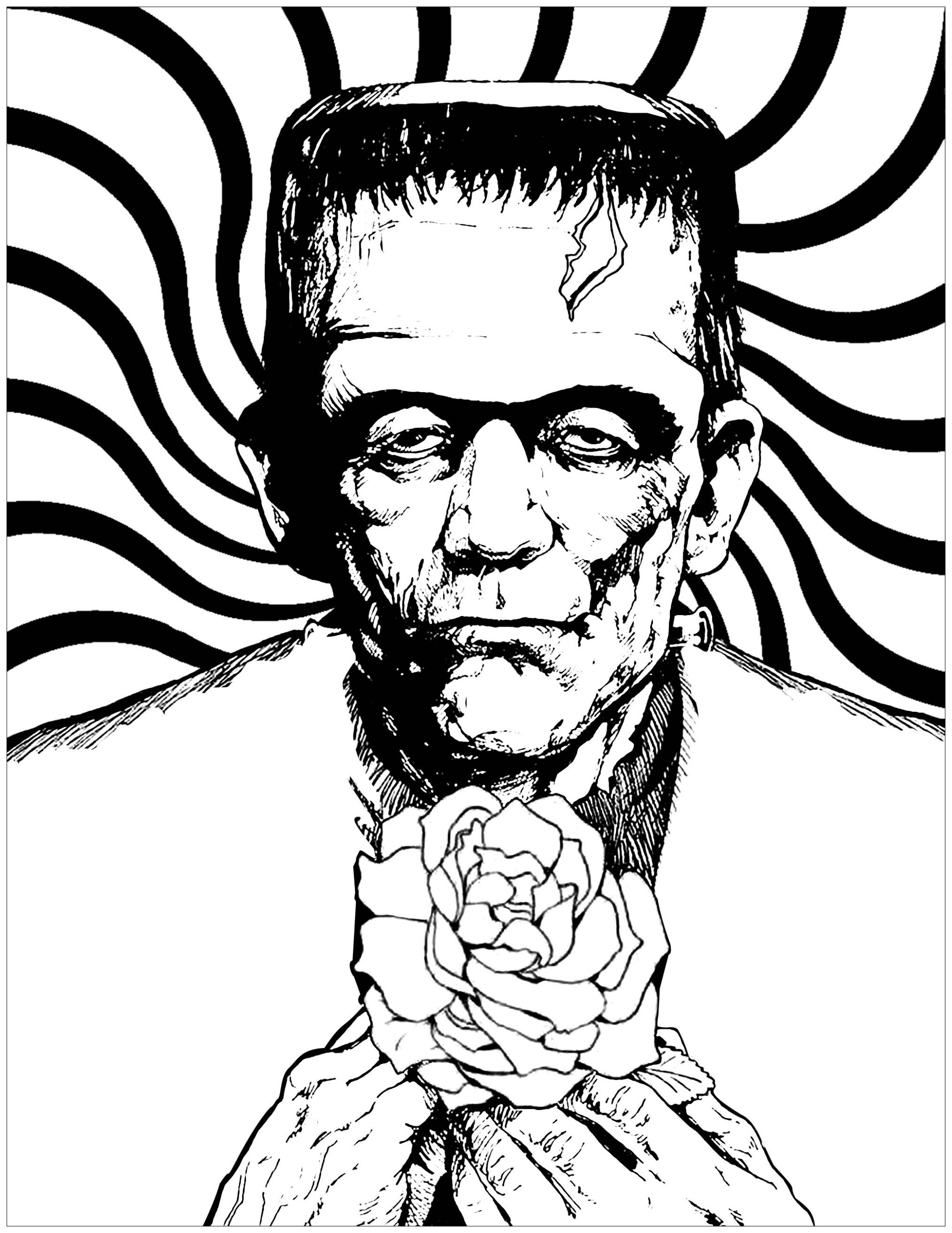 Printable Horror Movie Coloring Pages Customize And Print