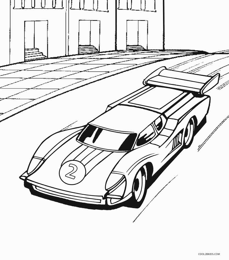 Hot Wheels Coloring Pages Printable