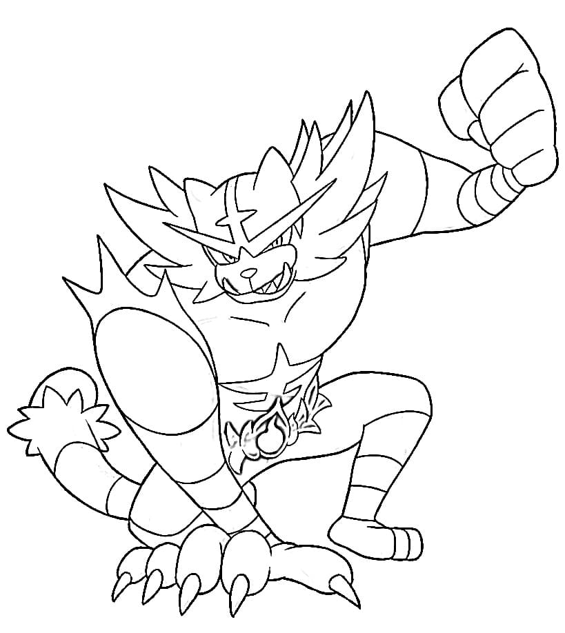 Printable Incineroar Coloring Page Free Printable Coloring Pages For Kids