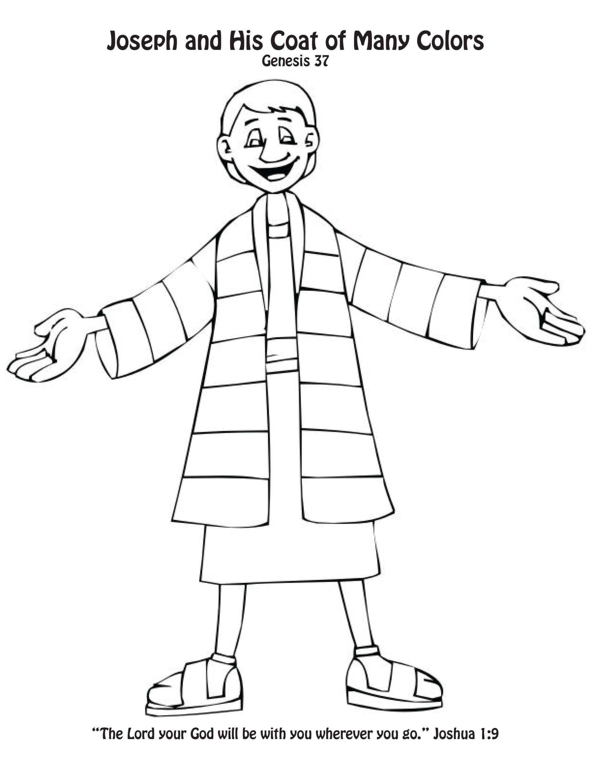 Printable Joseph Coloring Pages