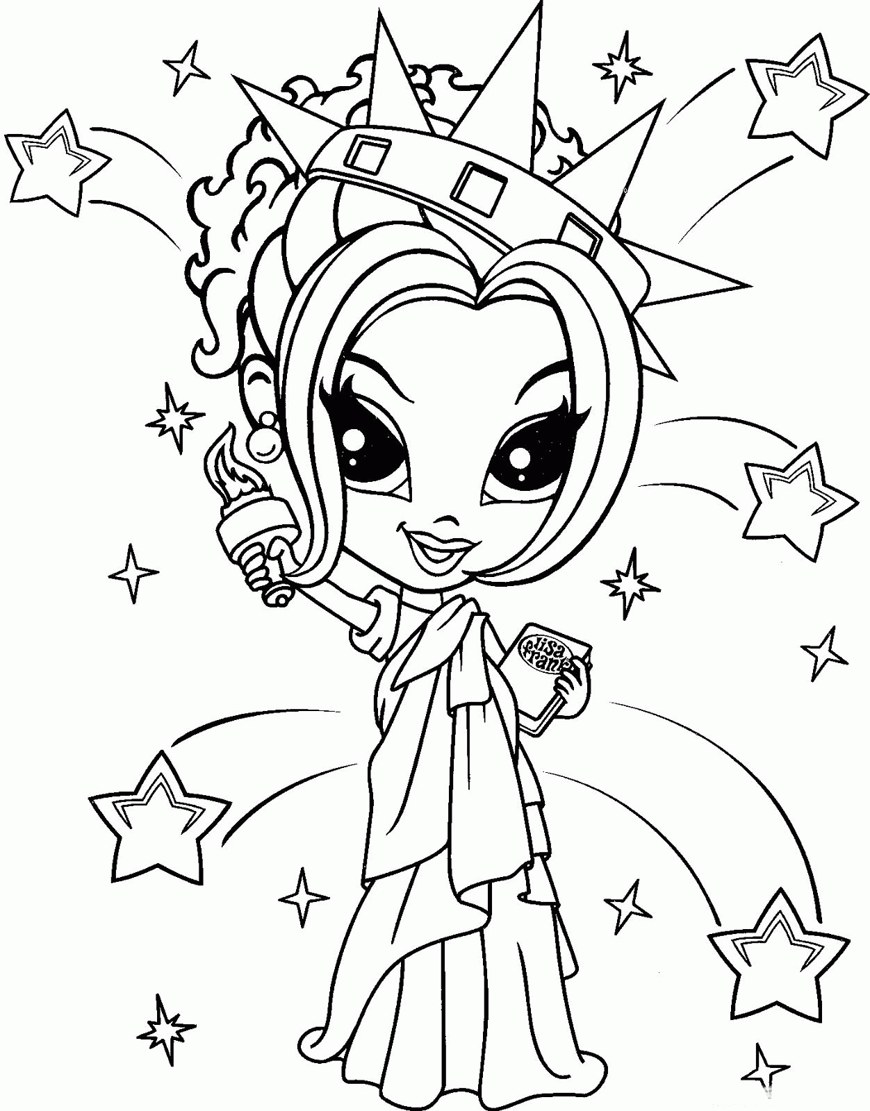 Lisa Frank Printable Coloring Pages