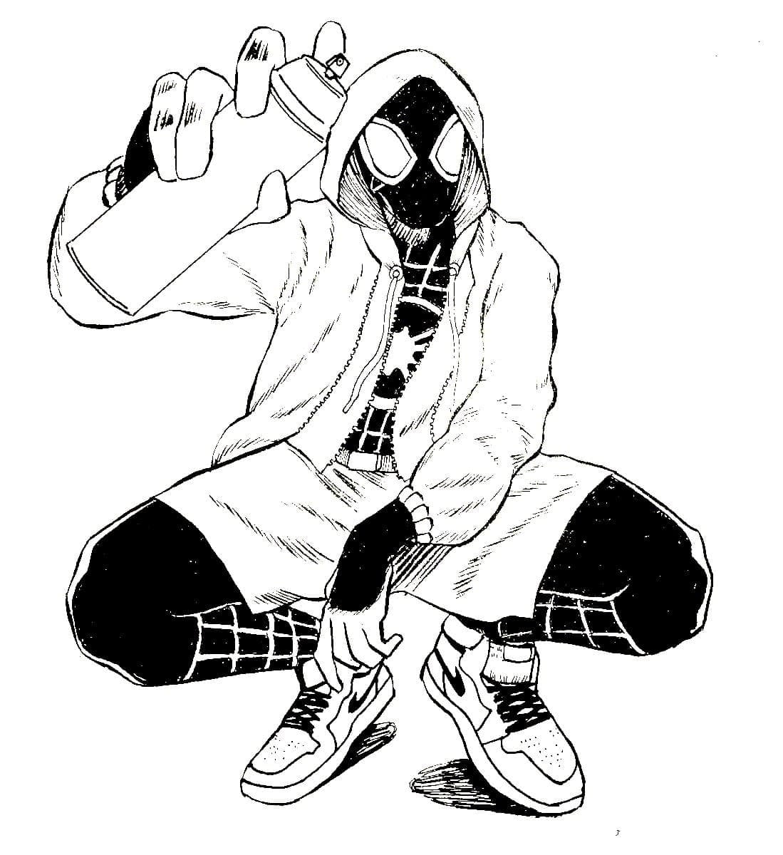 Printable Miles Morales Coloring Page Download Print Or Color Online For Free