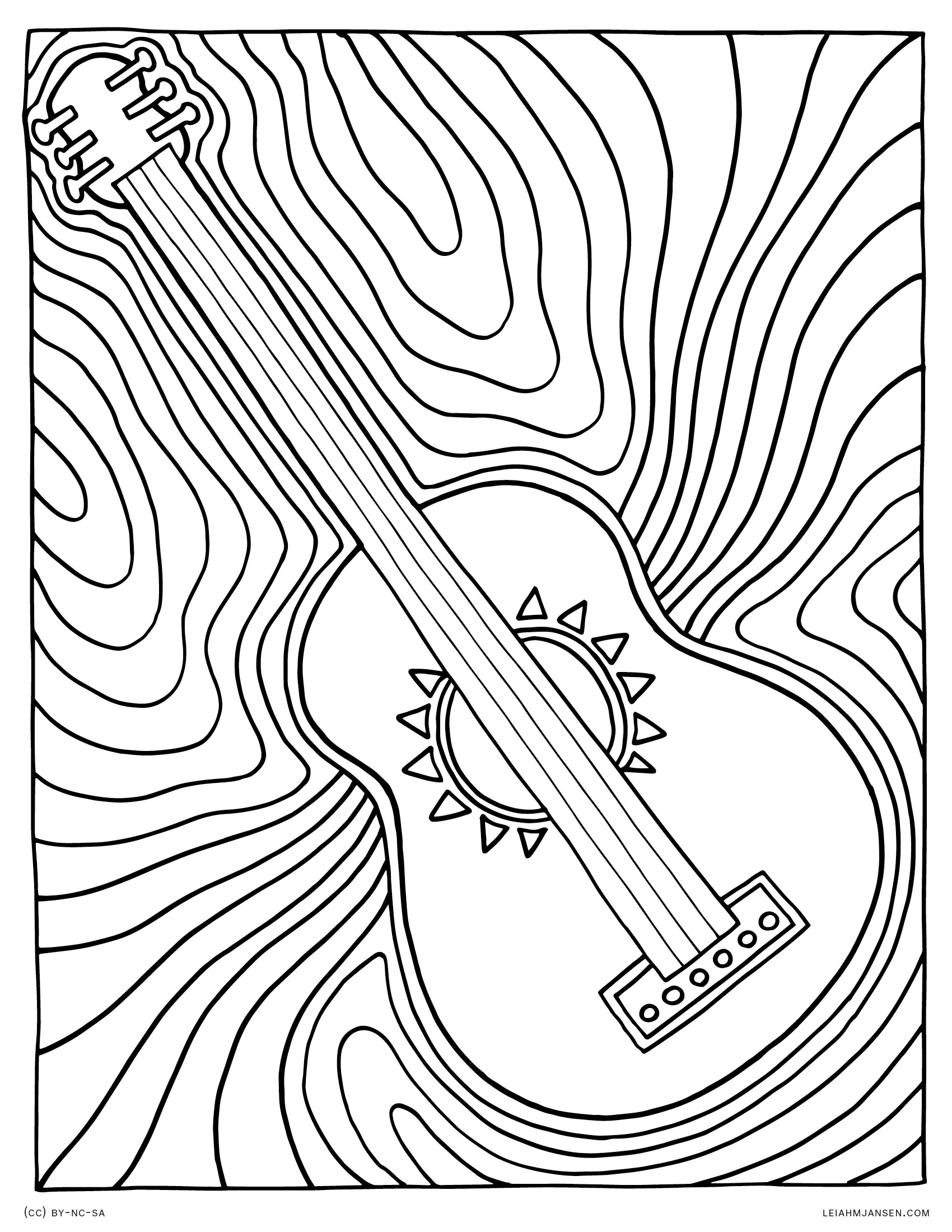 Printable Music Coloring Pages