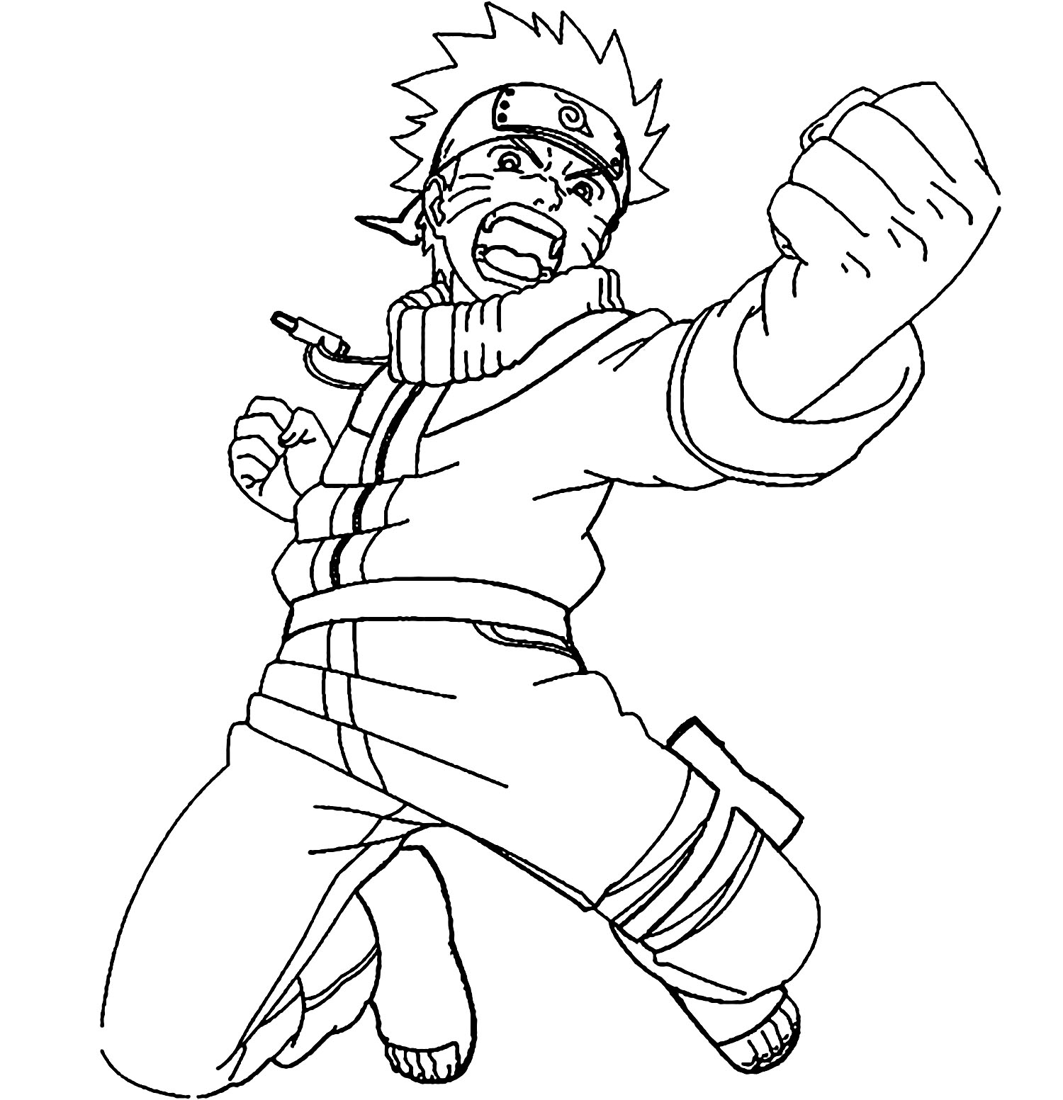 Printable Naruto Coloring Pages