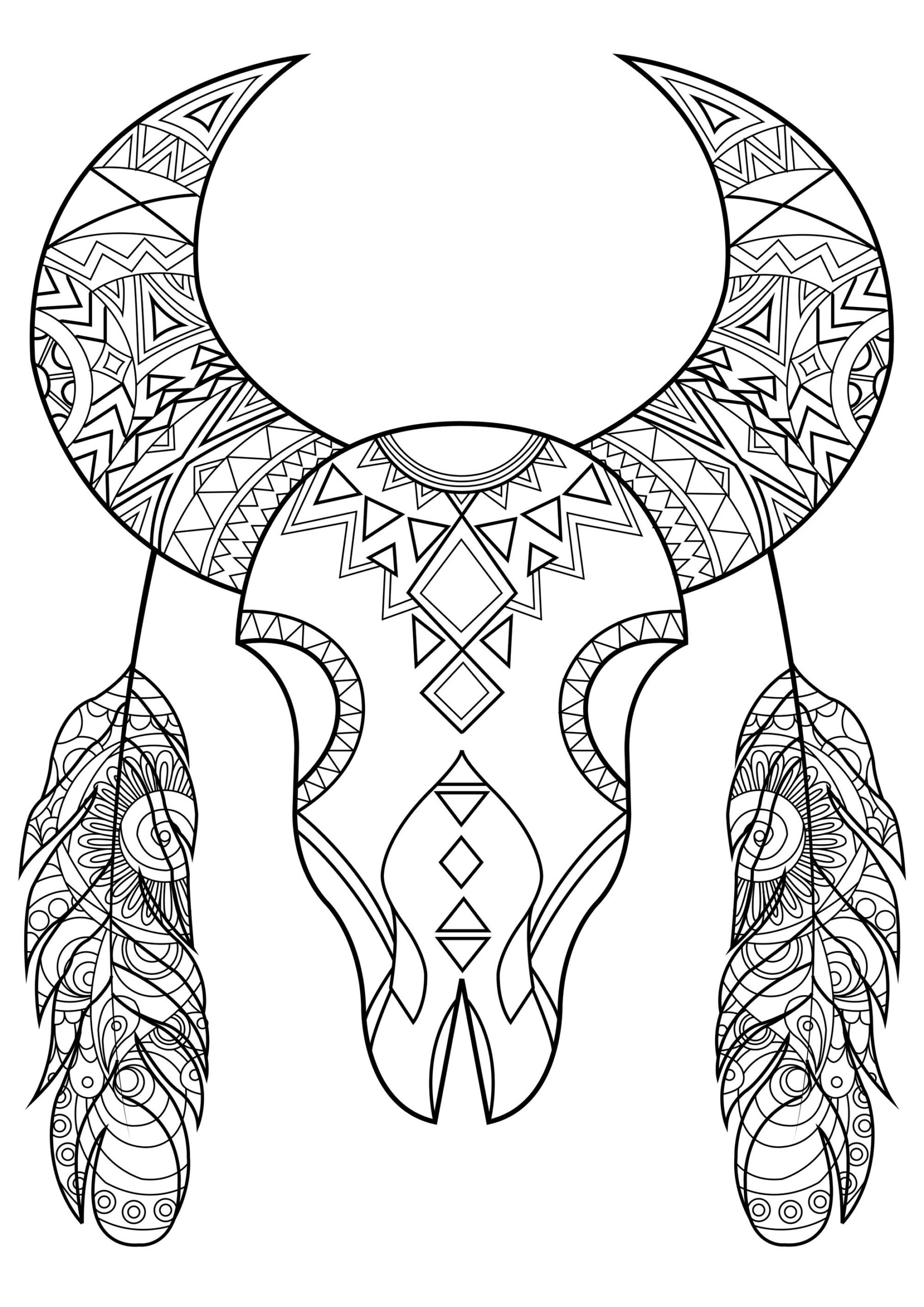 Printable Native American Coloring Pages