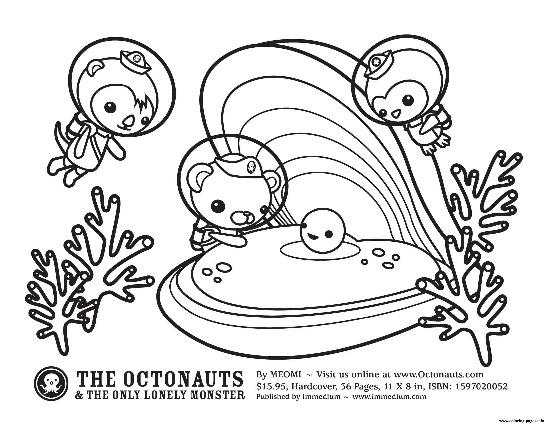 Octanauts Free Printables Coloring Pages