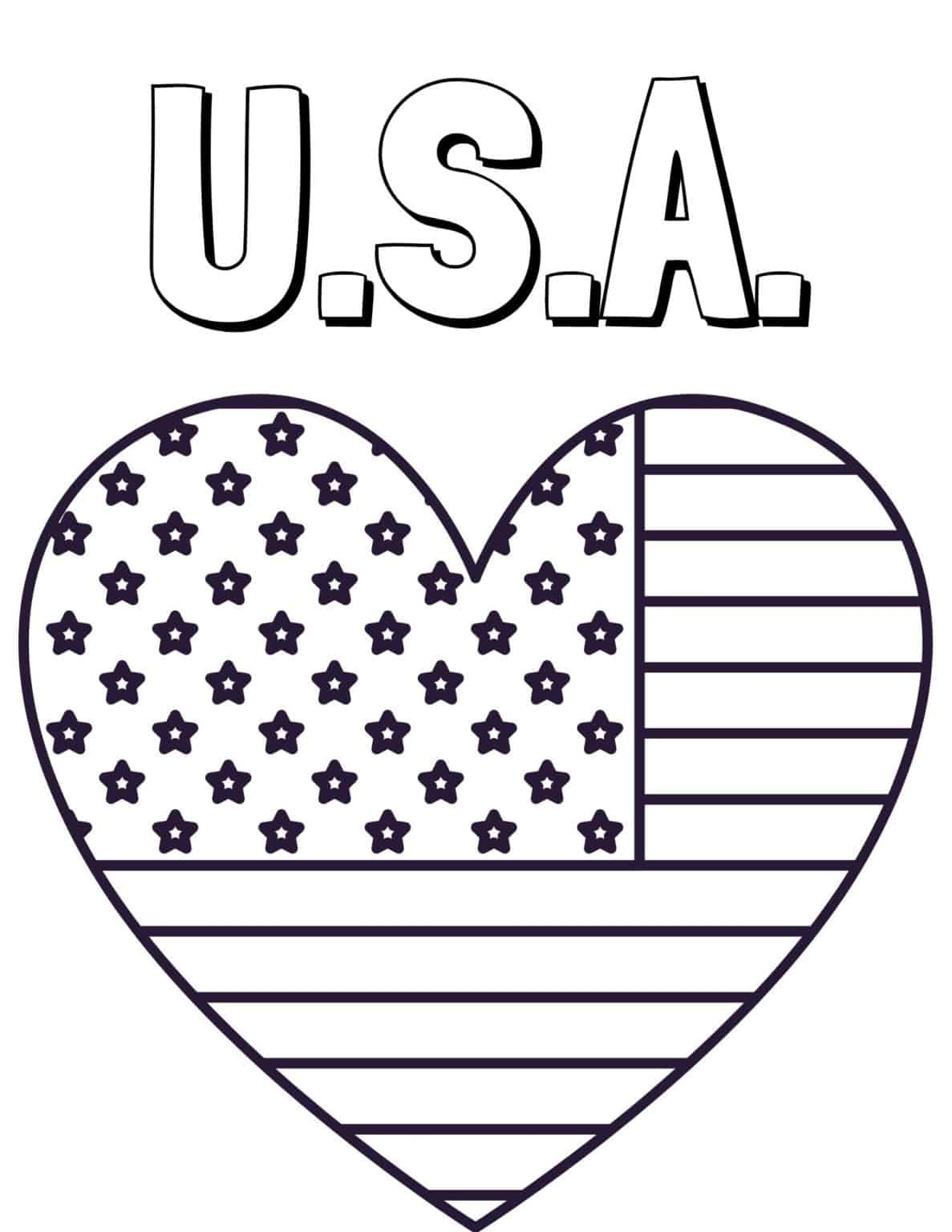 Printable Patriotic Coloring Pages