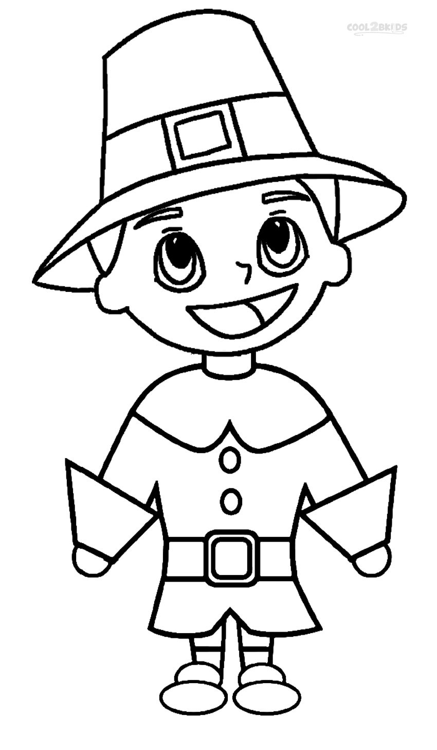 Printable Pilgrims Coloring Pages For Kids Cool2bKids