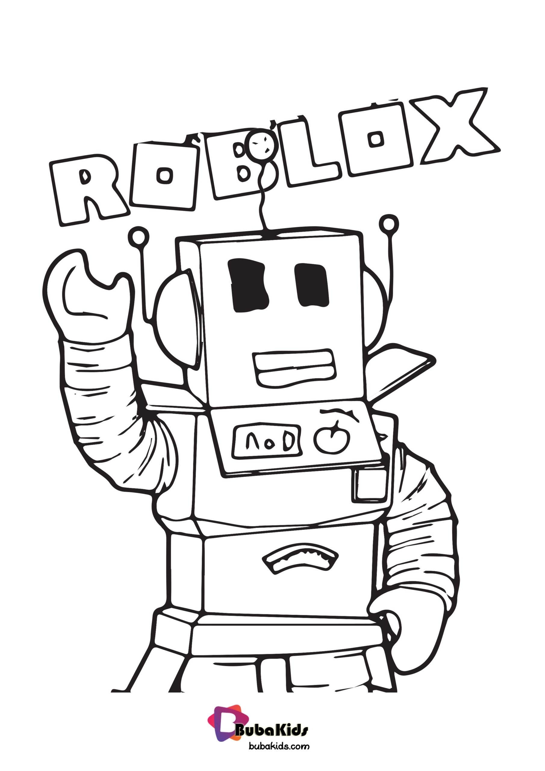 Printable Roblox Coloring Pages