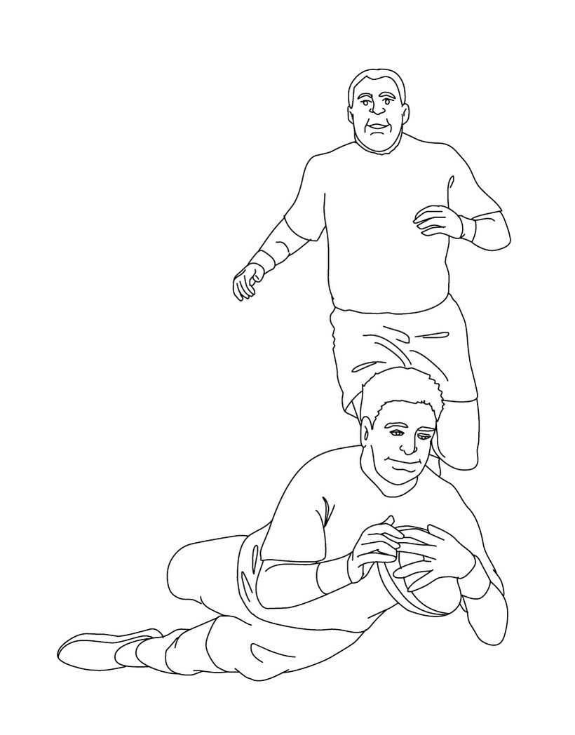 Printable Rugby Coloring Pages Pdf Free Coloringfolder