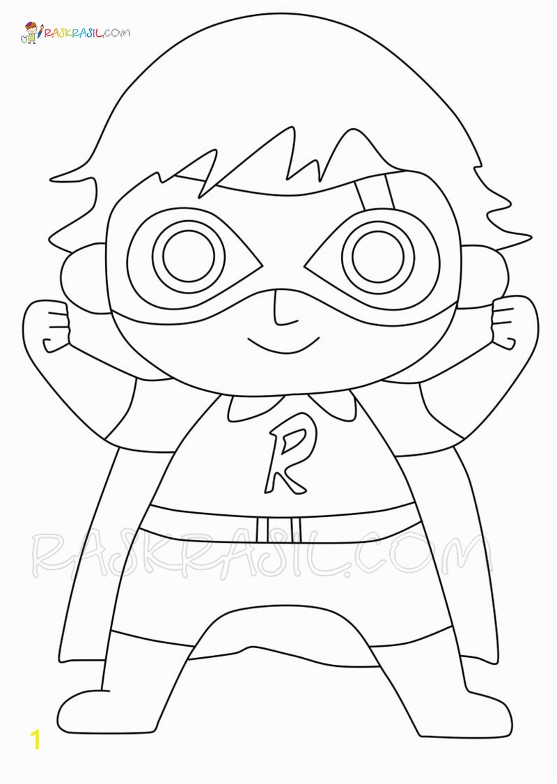 Printable Ryan S World Coloring Pages Divyajanan