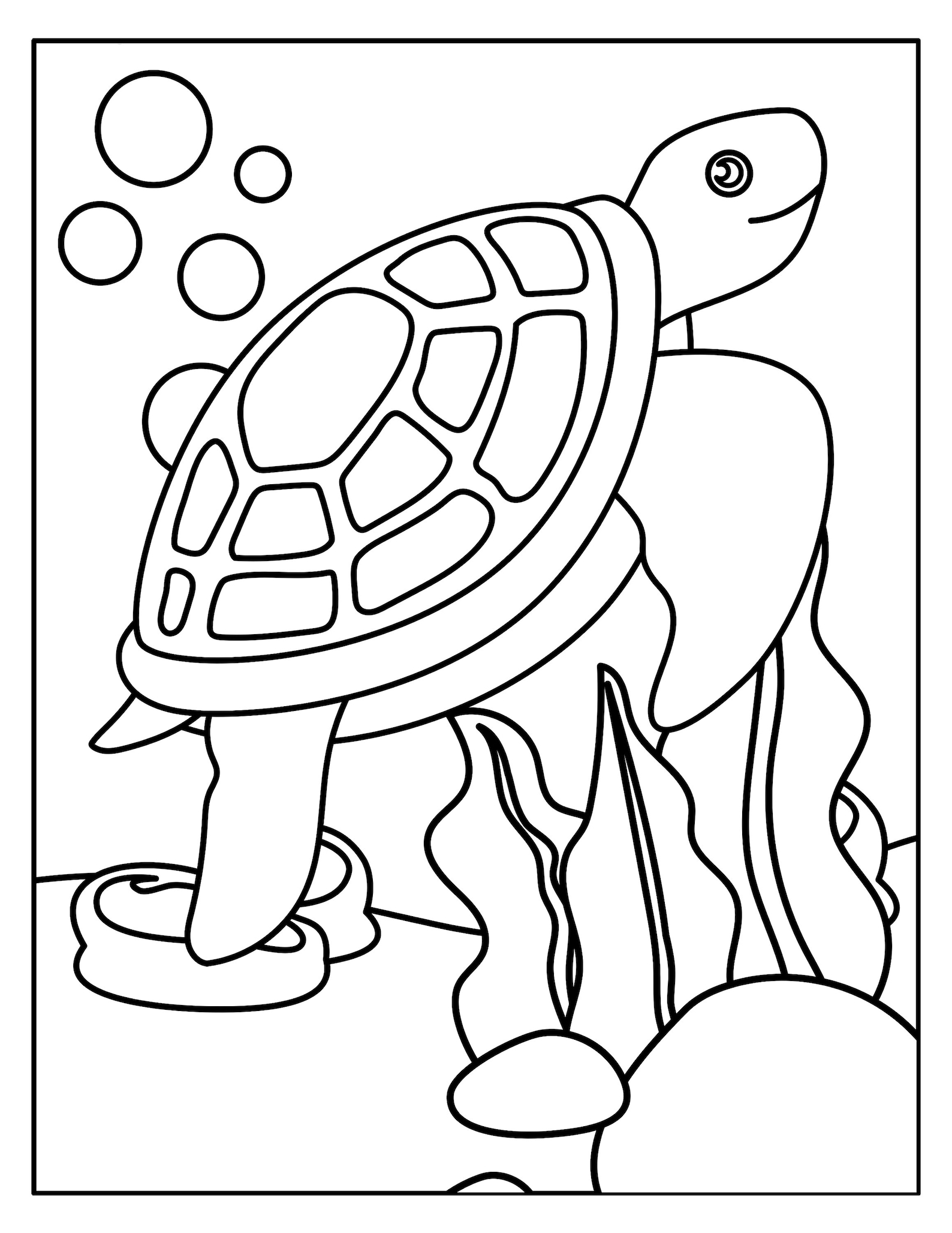 Printable Sea World Coloring Pages For Kids 60 Attractive Etsy