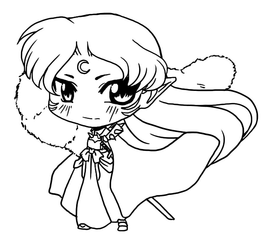Printable Sesshomaru Coloring Pages Anime Coloring Pages