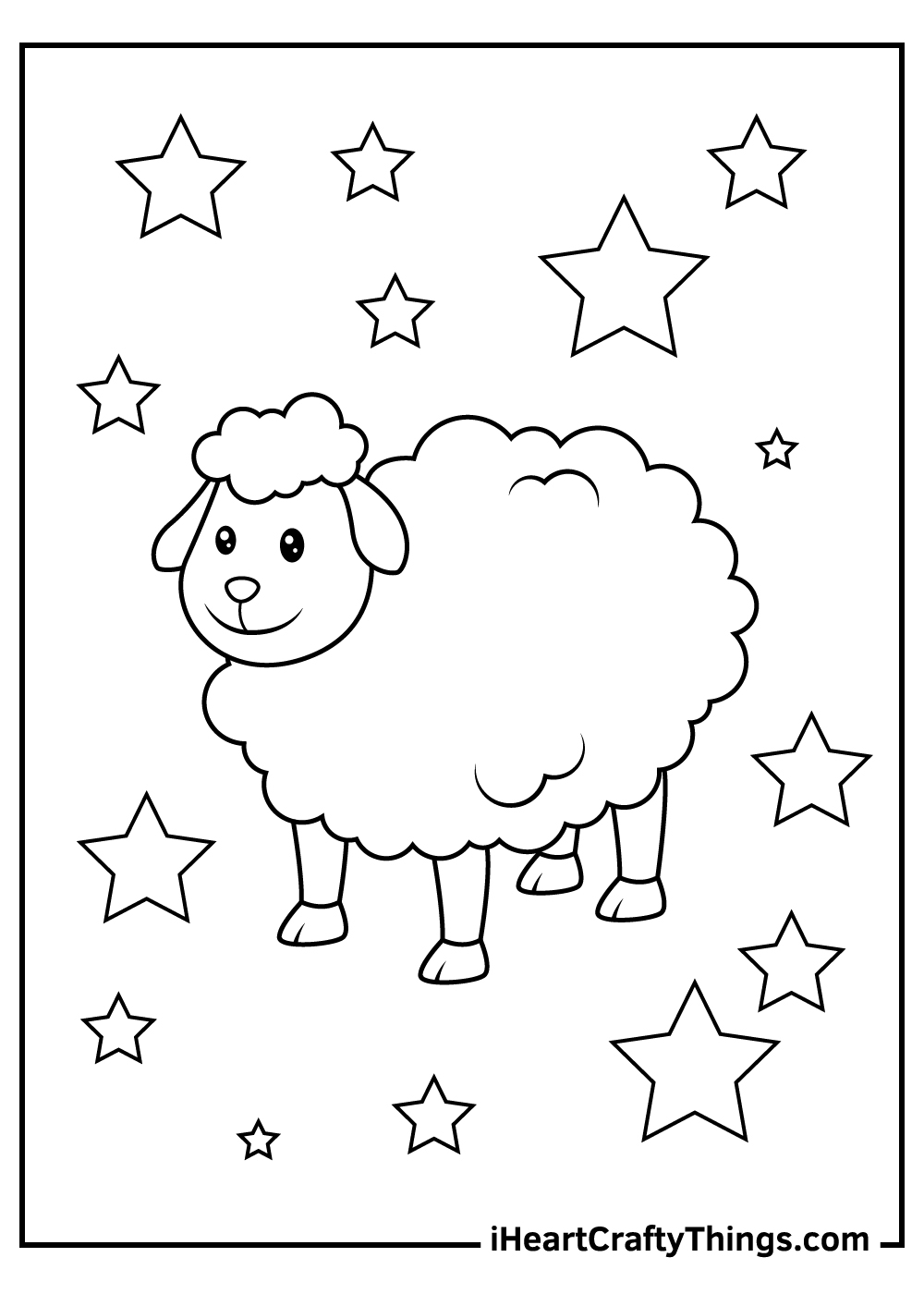 Printable Sheep Coloring Pages Updated 2021