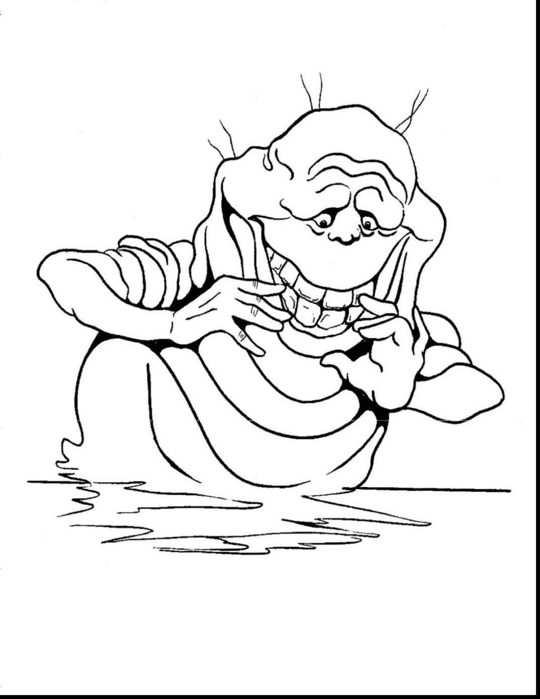 Printable Slimer Coloring Page