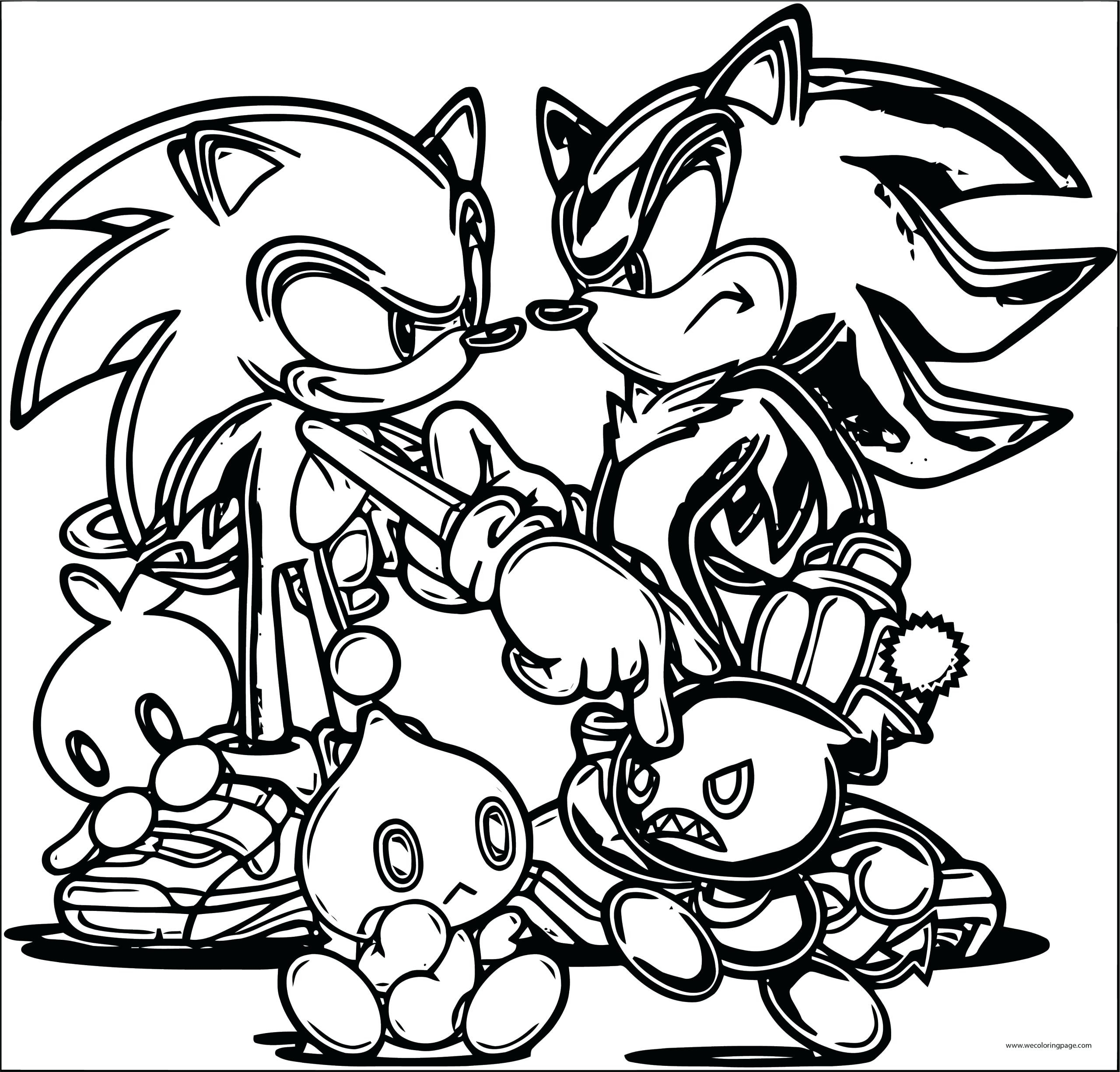 Printable Sonic Pictures