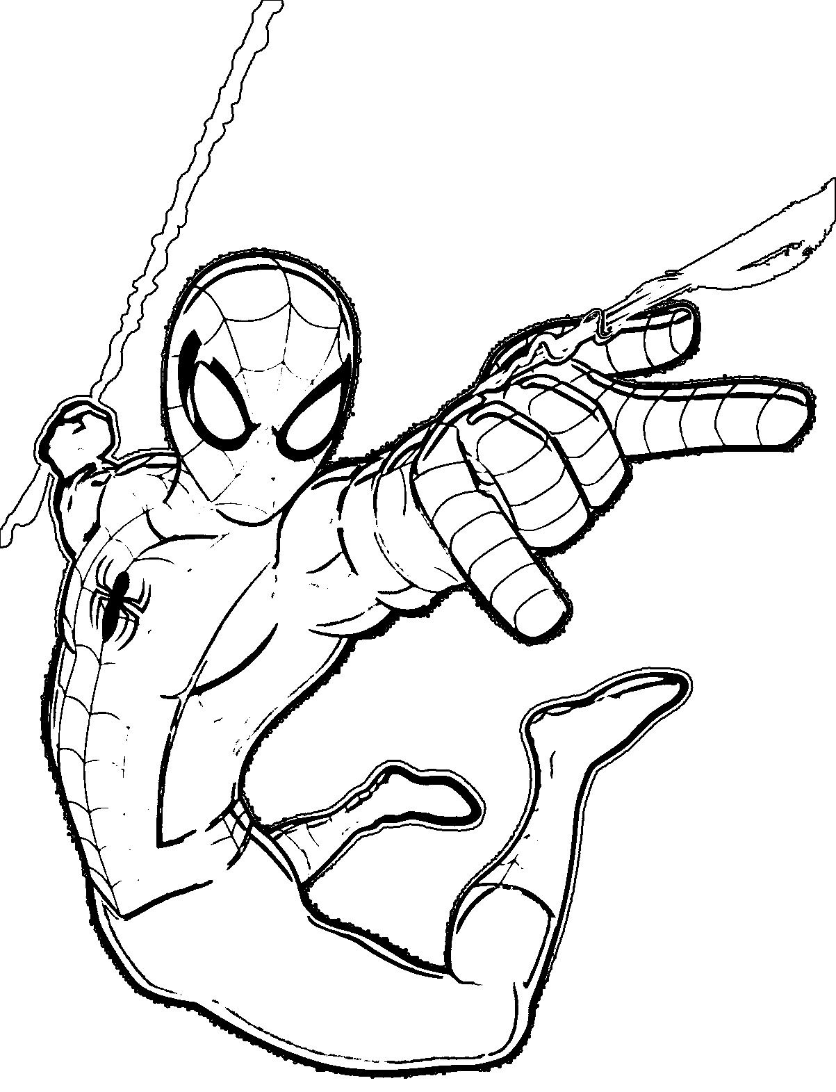 Free Printable Spiderman Coloring Pages