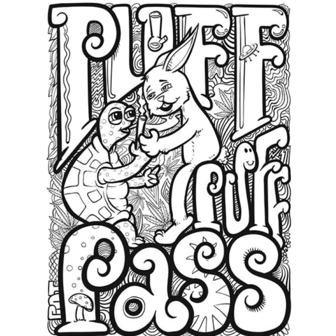 Printable Stoner Coloring Pages For Boys And Girls Teenagers And Toddlers Preschoolers And
