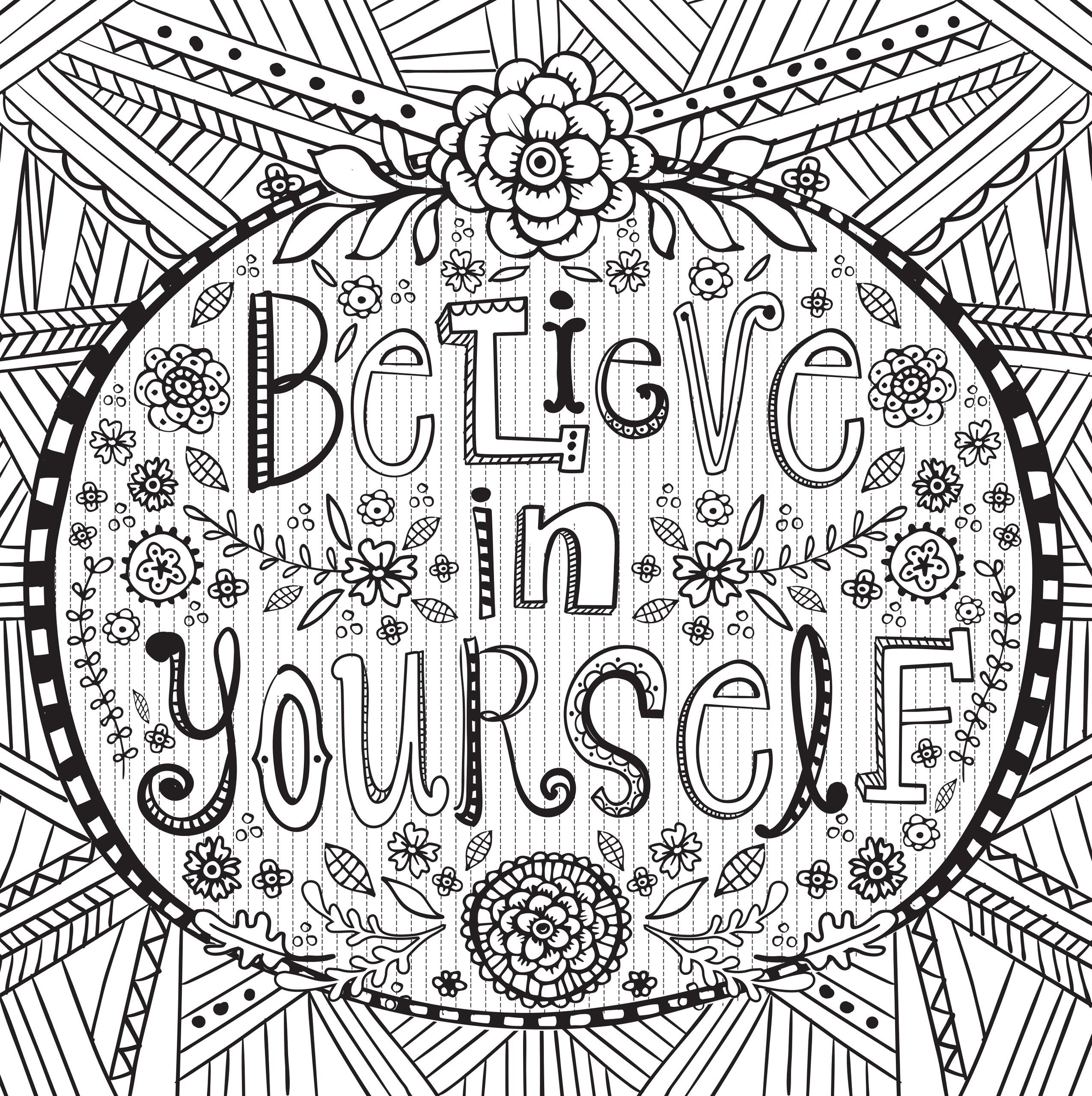 Printable Stress Relief Coloring Pages For Adults Thekidsworksheet