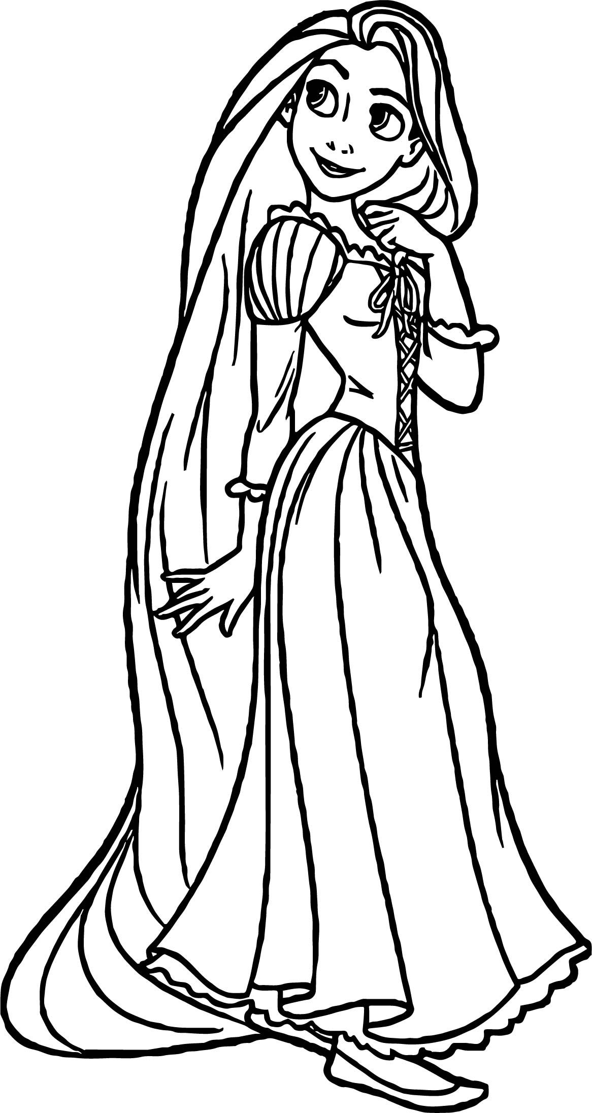 Printable Tangled Coloring Pages