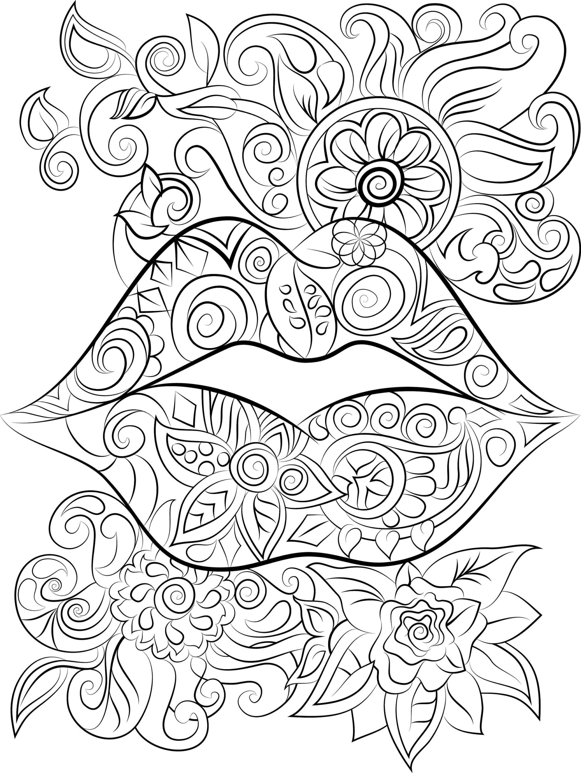 Printable Tattoo Coloring Pages