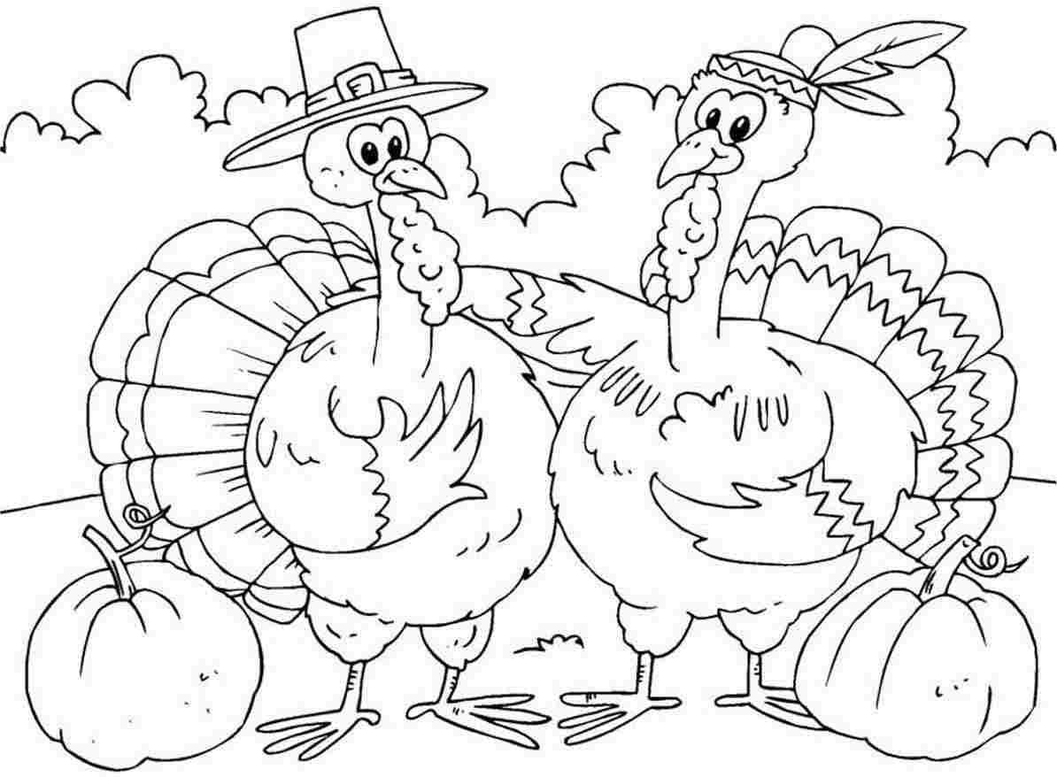 Printable Thanksgiving Coloring Pages Pdf