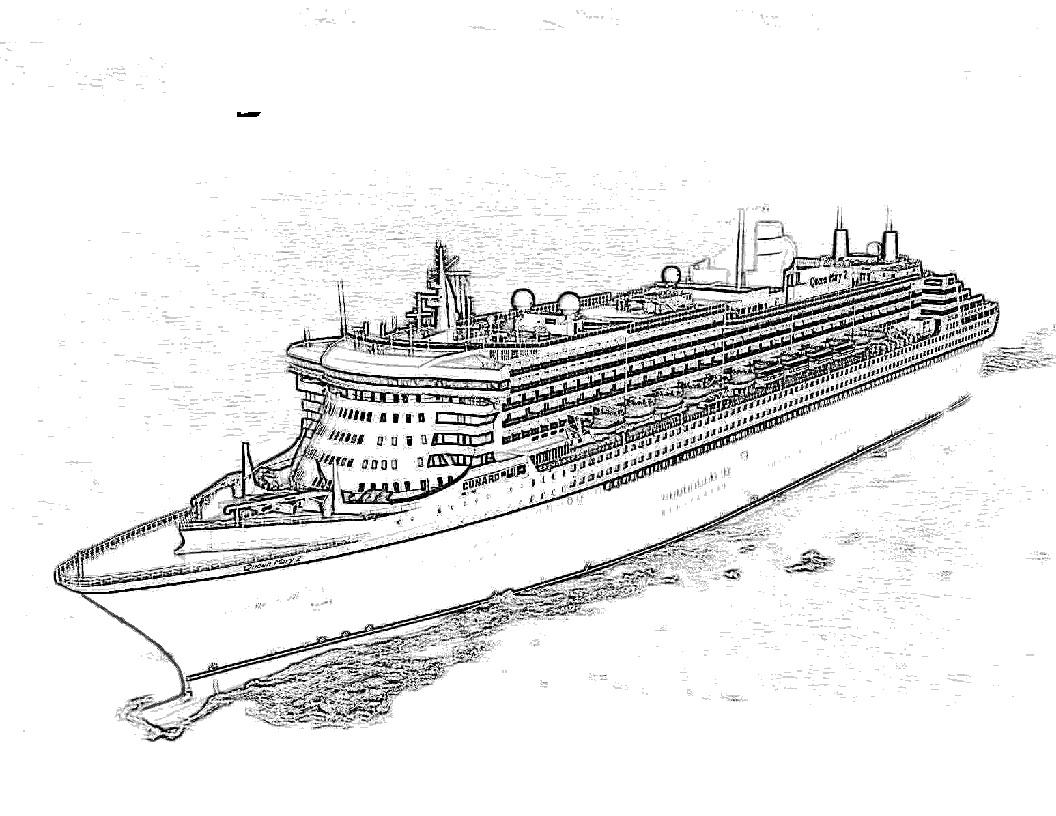 Titanic Printable Coloring Pages