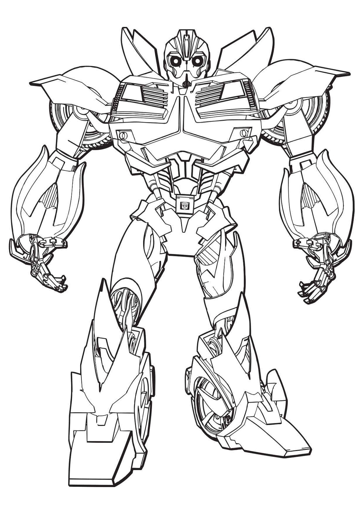 Transformers Printable Coloring Pages Free