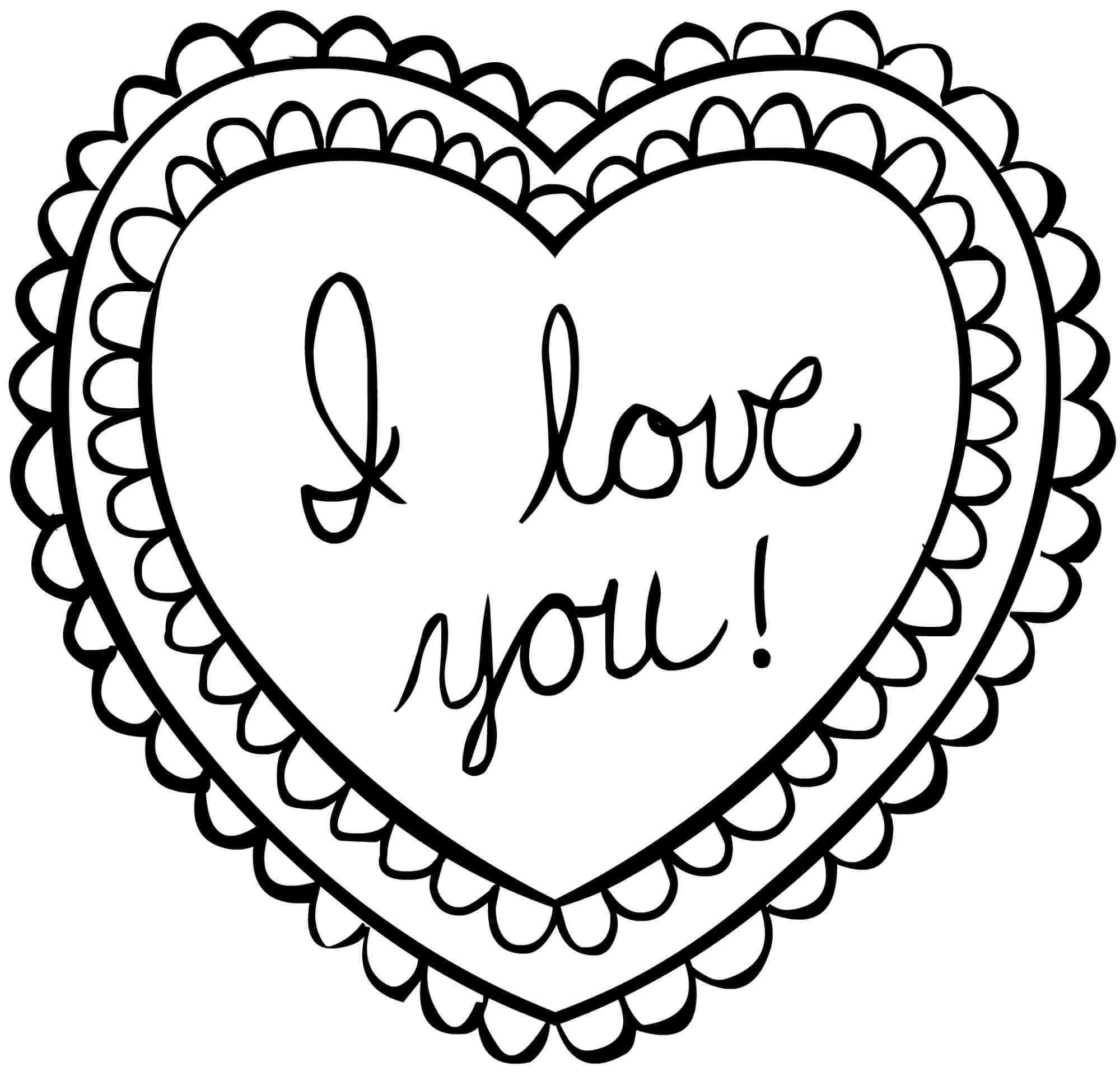Printable Valentines Day Cards Coloring Pages Coloring Coloring Home