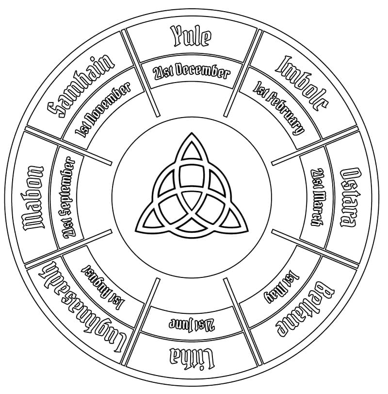 Printable Pagan Coloring Pages