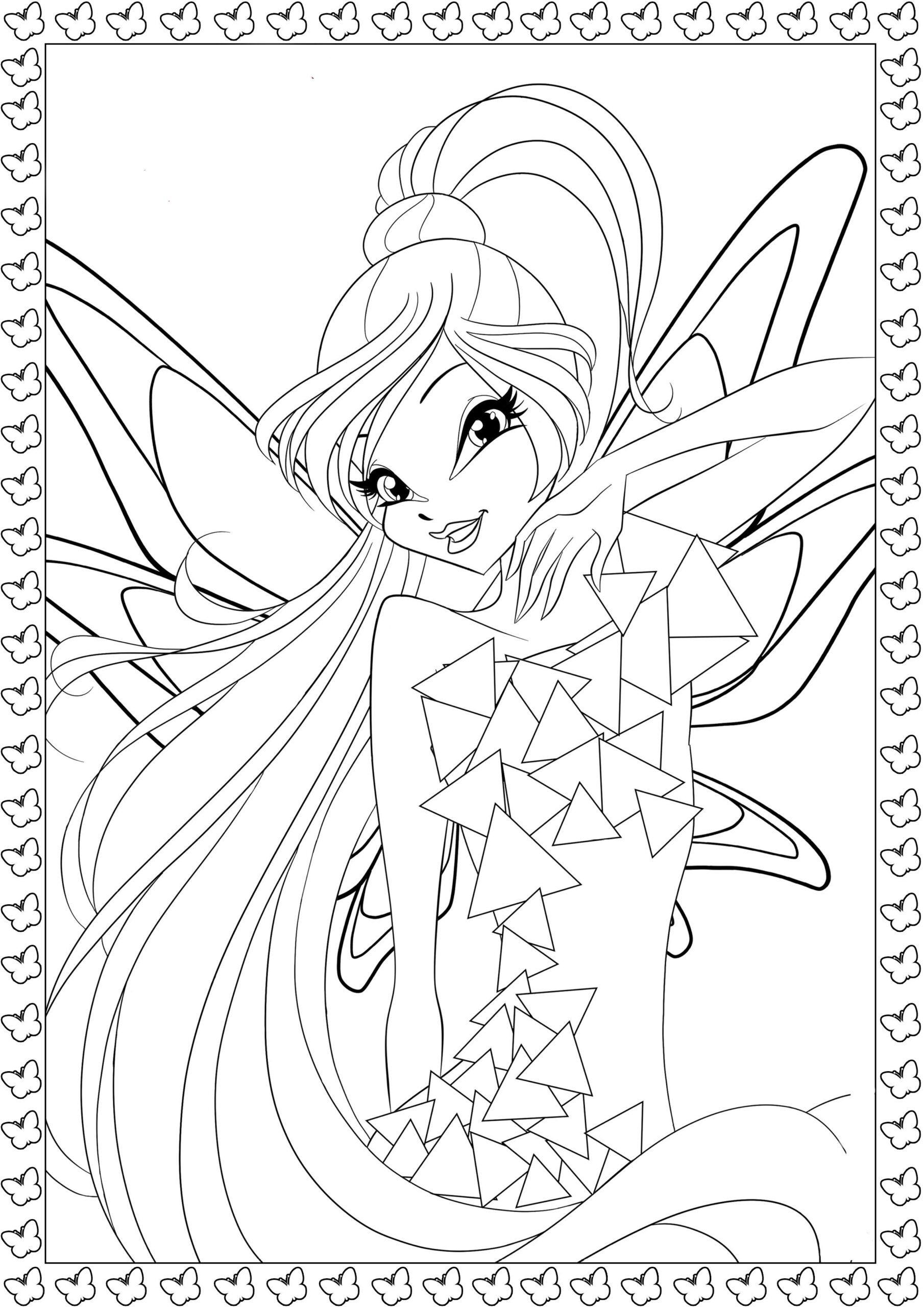 Printable Winx Club Coloring Pages Bloom Winx Club Harmonix Bloom Colouring Pages Google