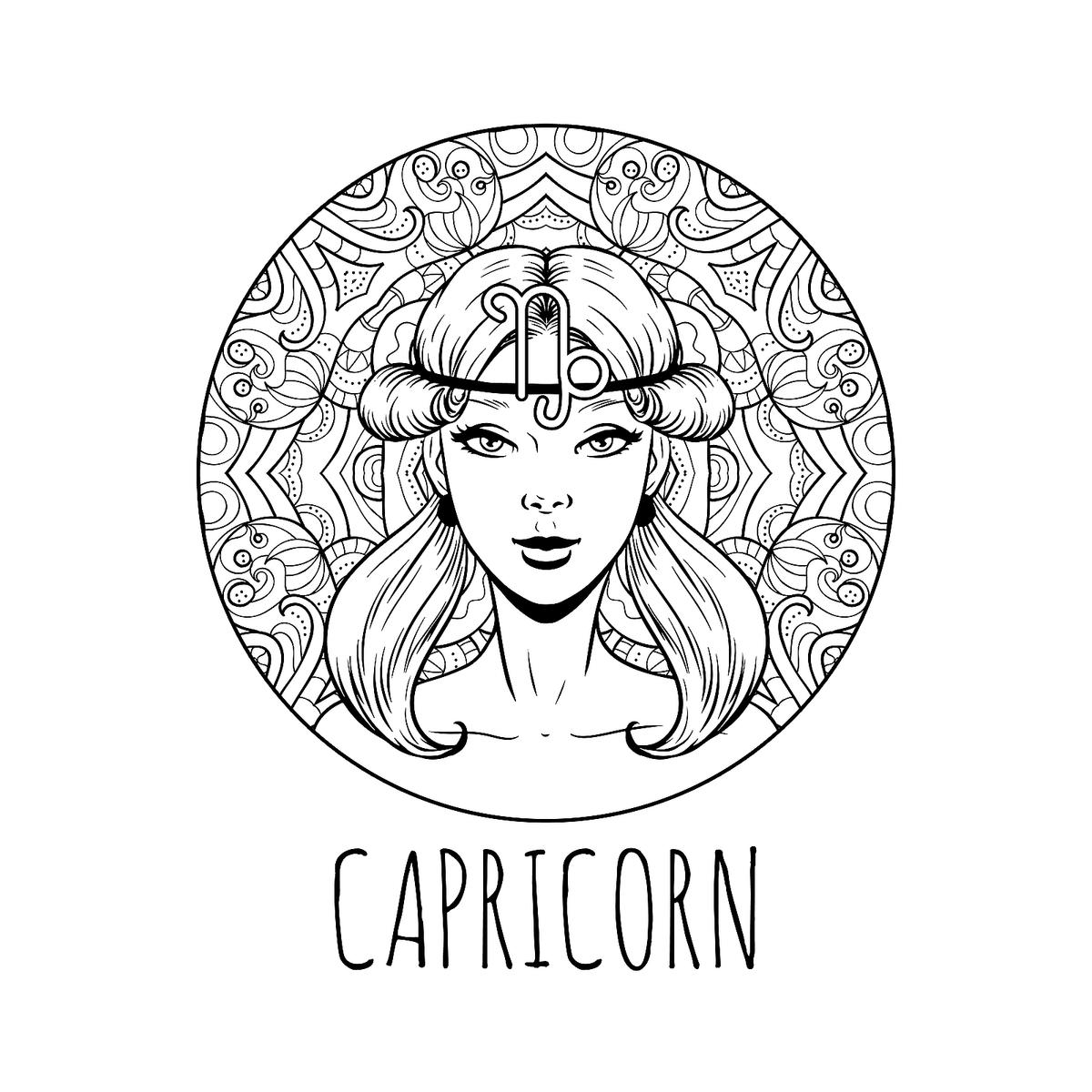 Printable Adult Zodiac Coloring Pages