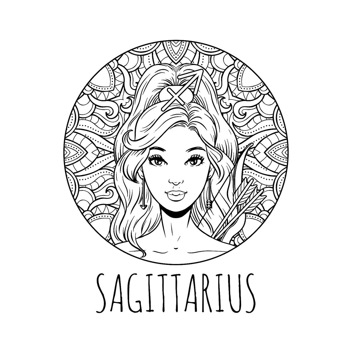 Printable Zodiac Coloring Pages