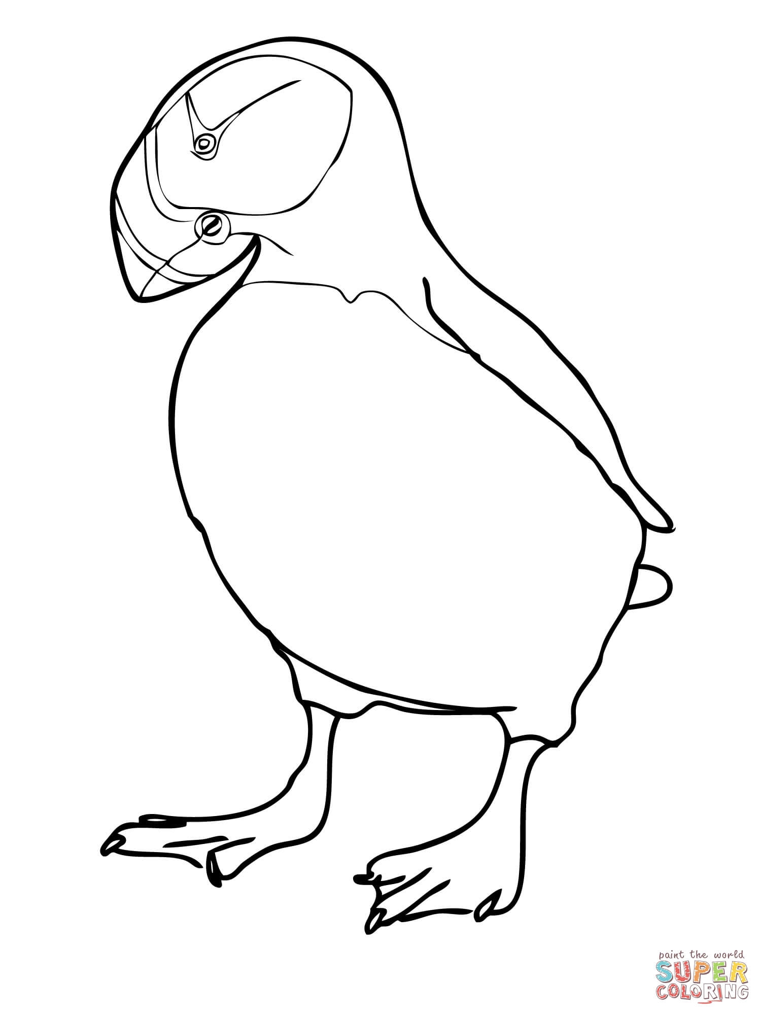 Puffin Coloring Pages Coloring Home